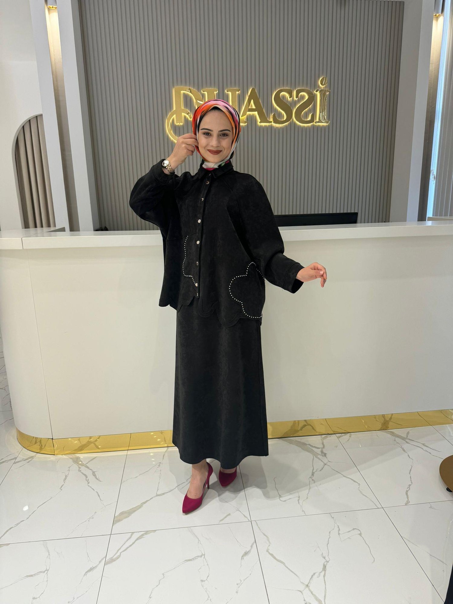 Ghisa Etekli Takım 3917 - SİYAH