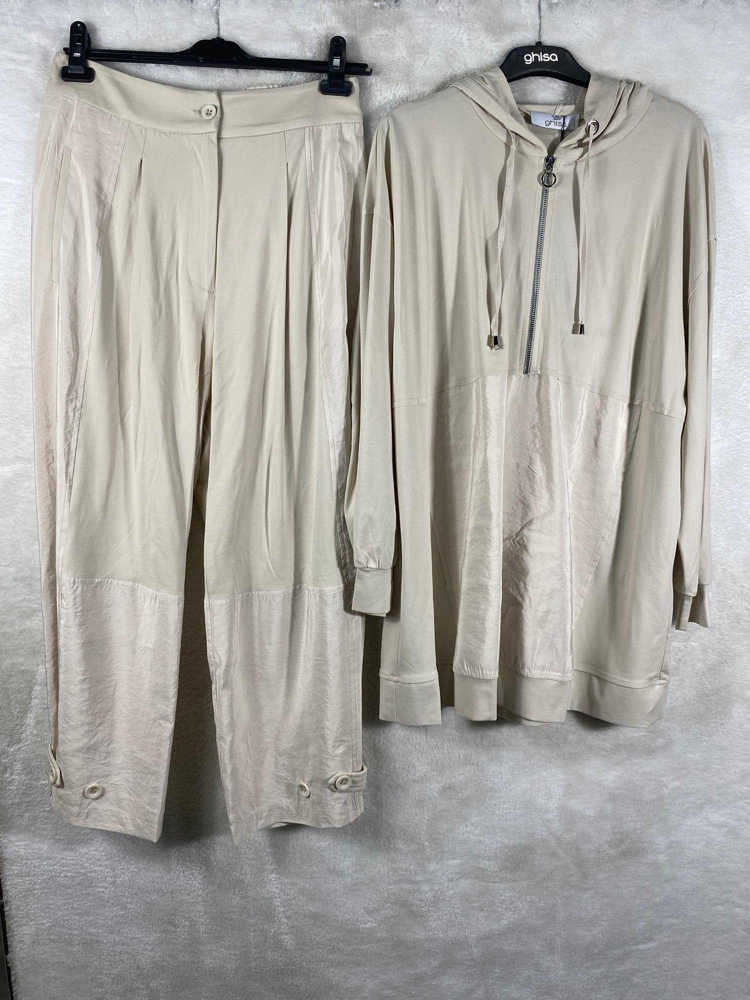 Ghisa Fermuarlı Tunik Pantolon Takımı 4272 - TAŞ
