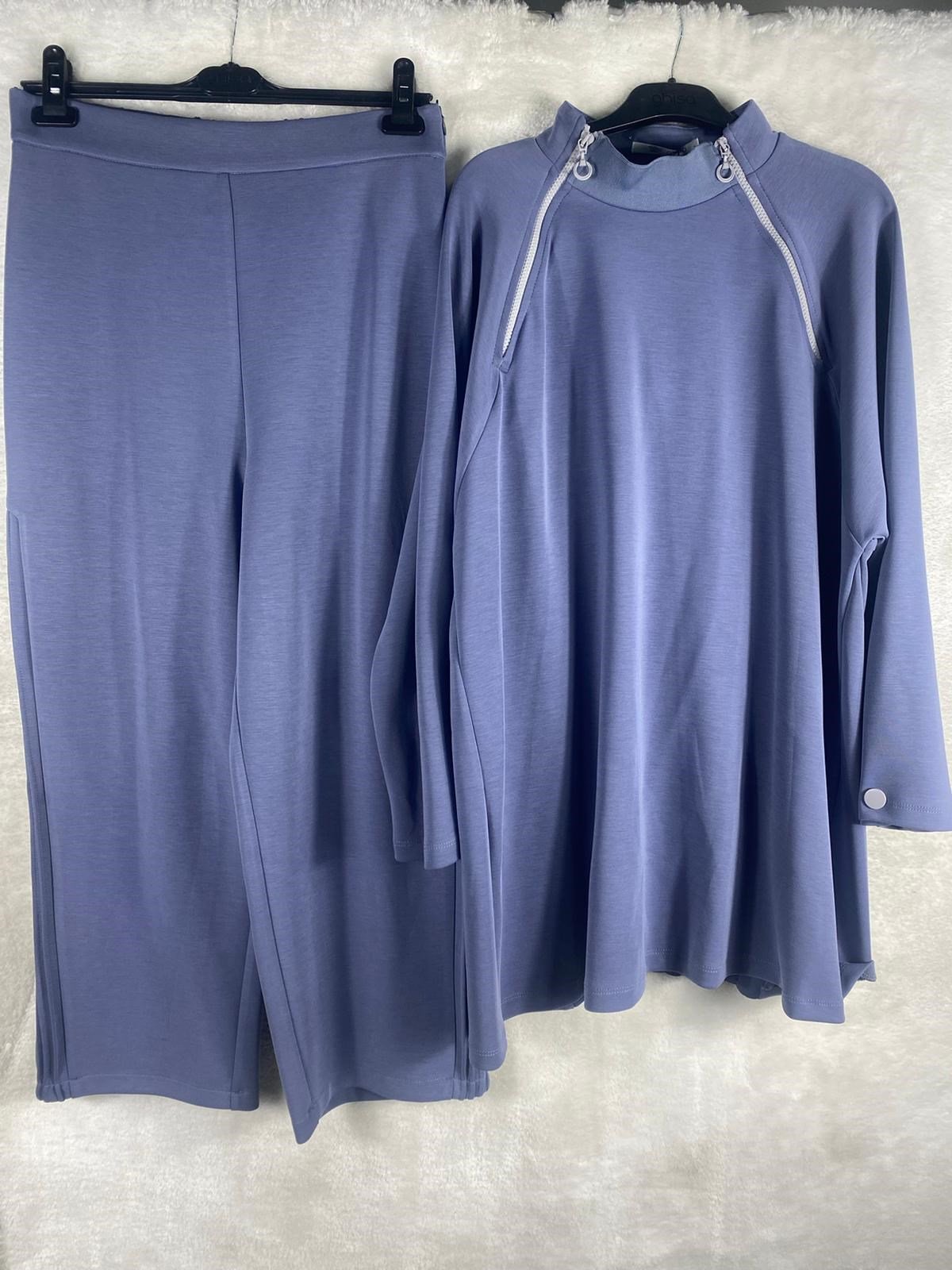 Ghisa Fermuarlı Tunik Pantolon Takımı 4531 - MOR