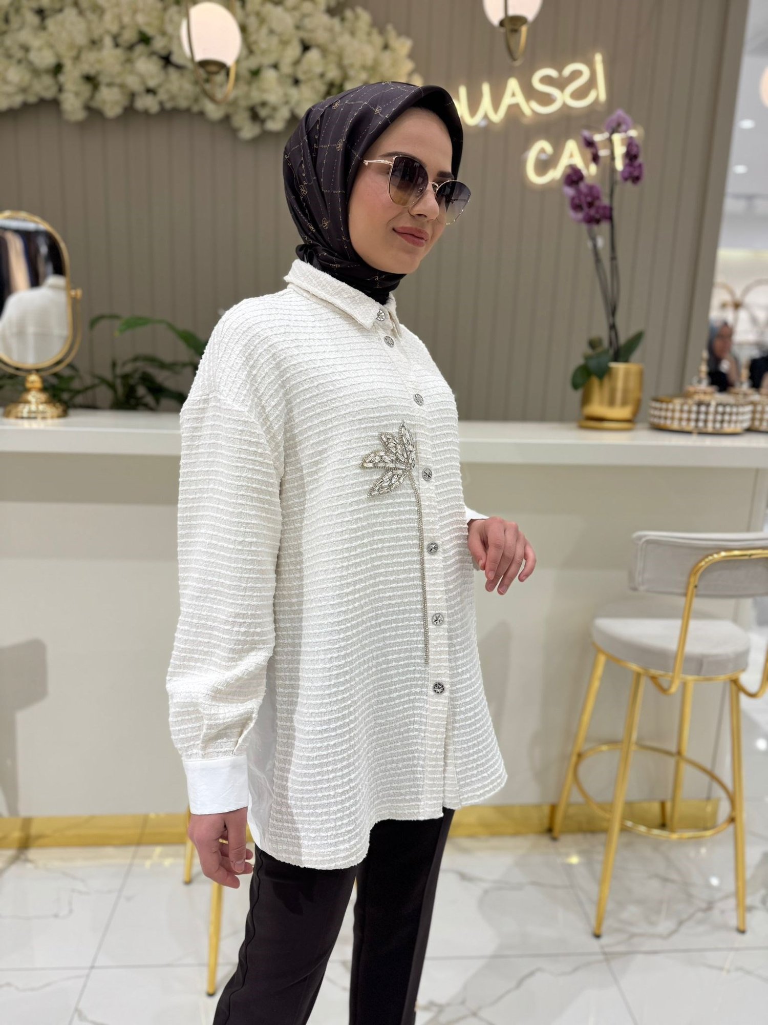 Ghisa Gömlek 4833 - EKRU