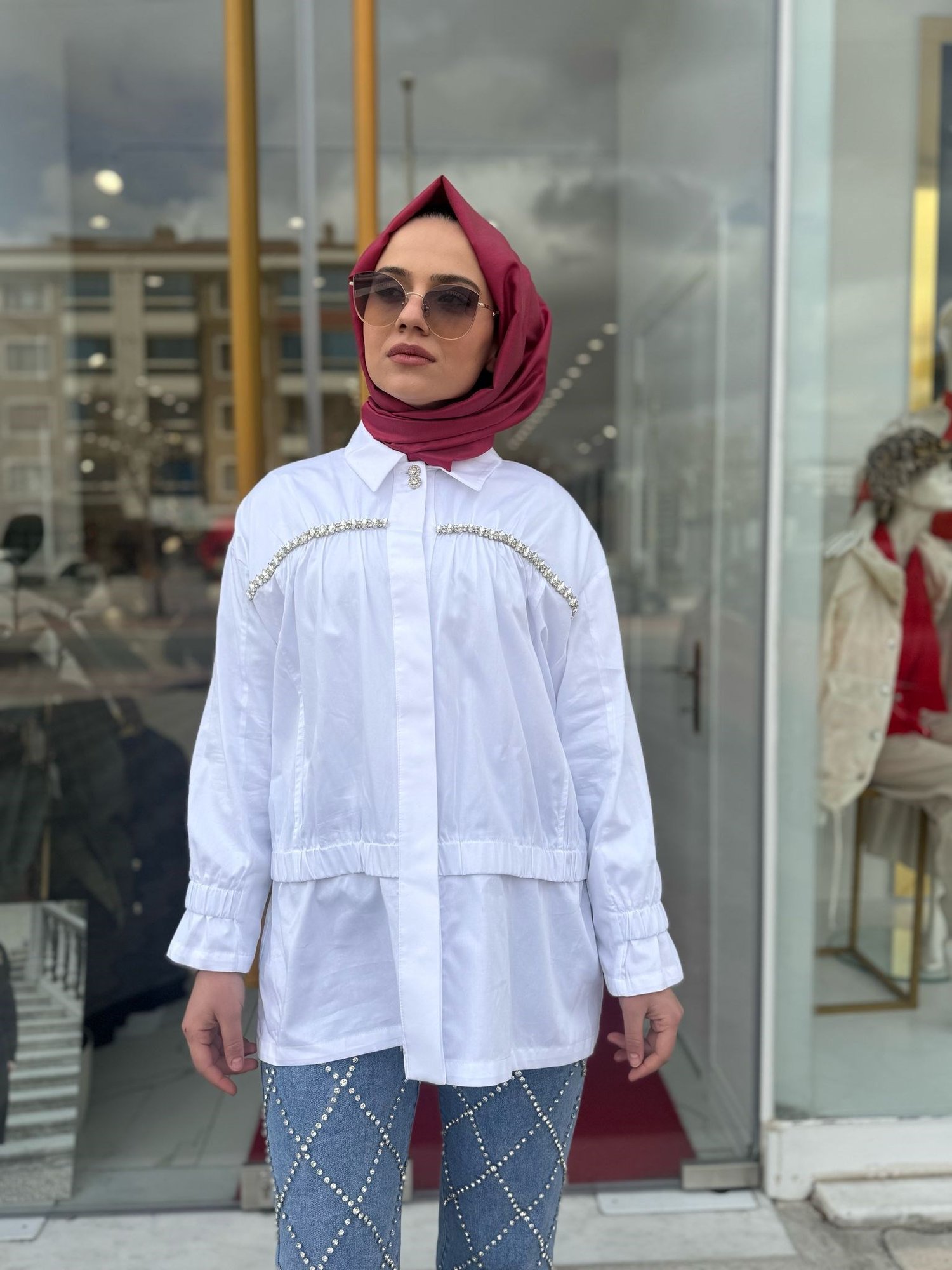 Ghisa Gömlek 4864 - EKRU