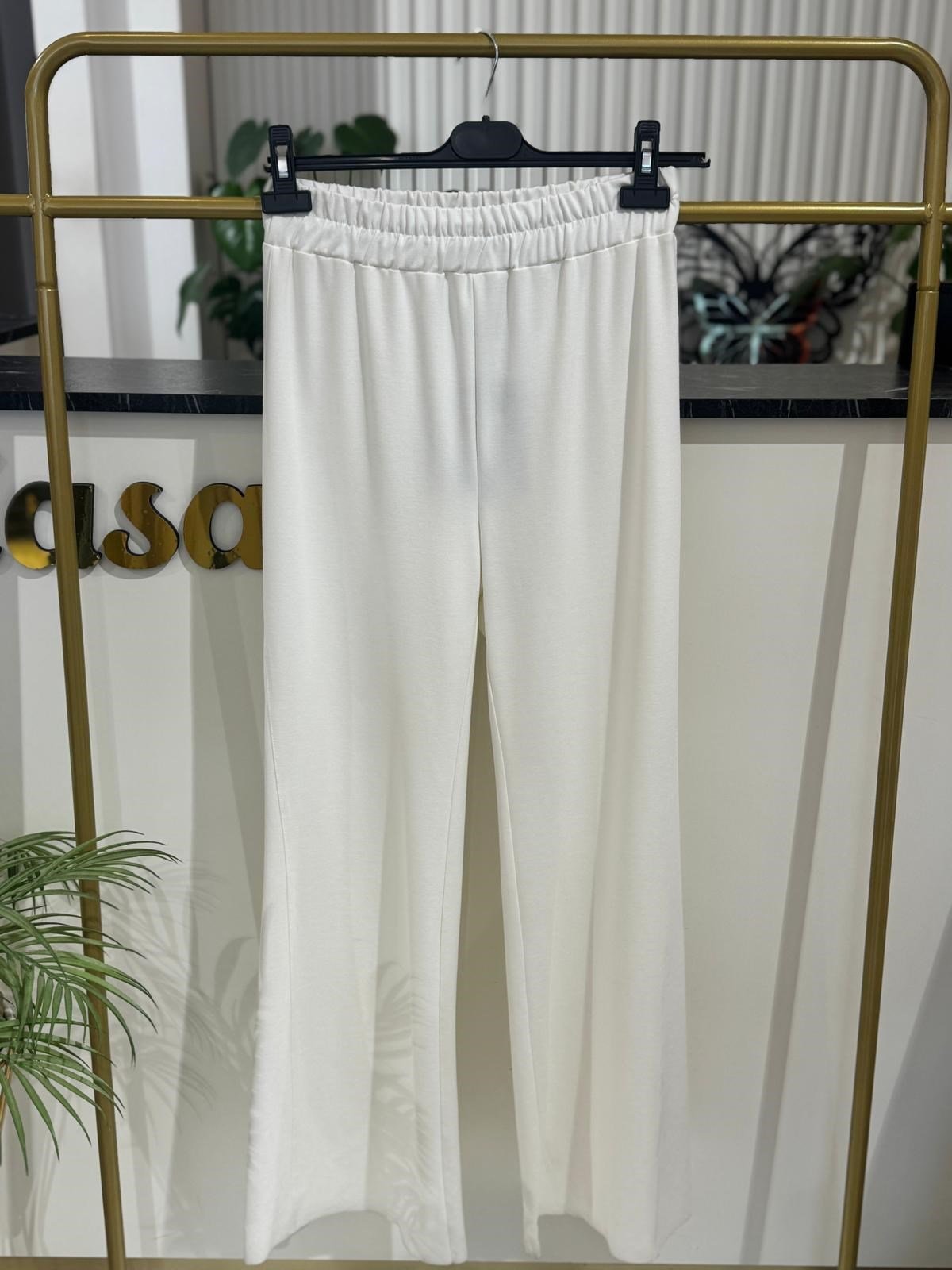 Ghisa İspanyol Paça Pantolon 8653 - EKRU