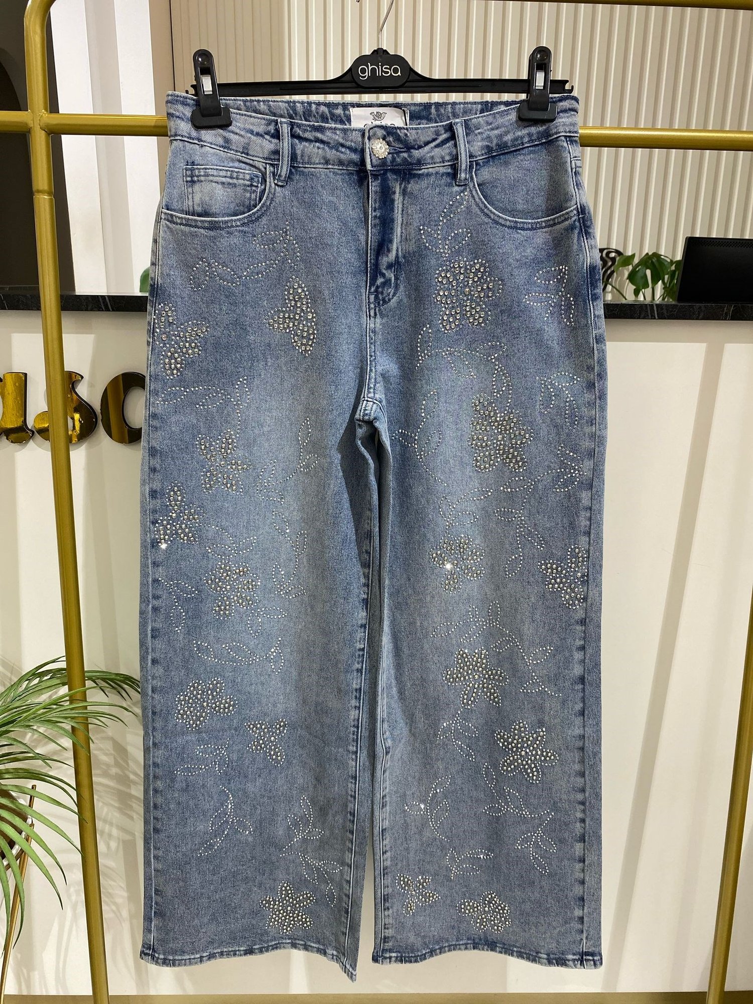Ghisa Kot Pantolon 8701 - MAVİ