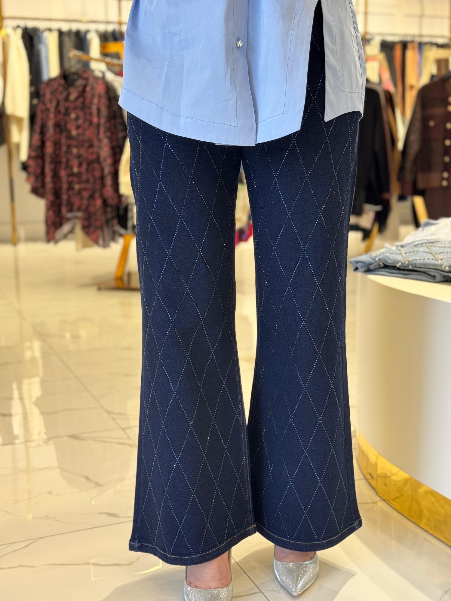 Ghisa Kot Pantolon 8778 - MAVİ