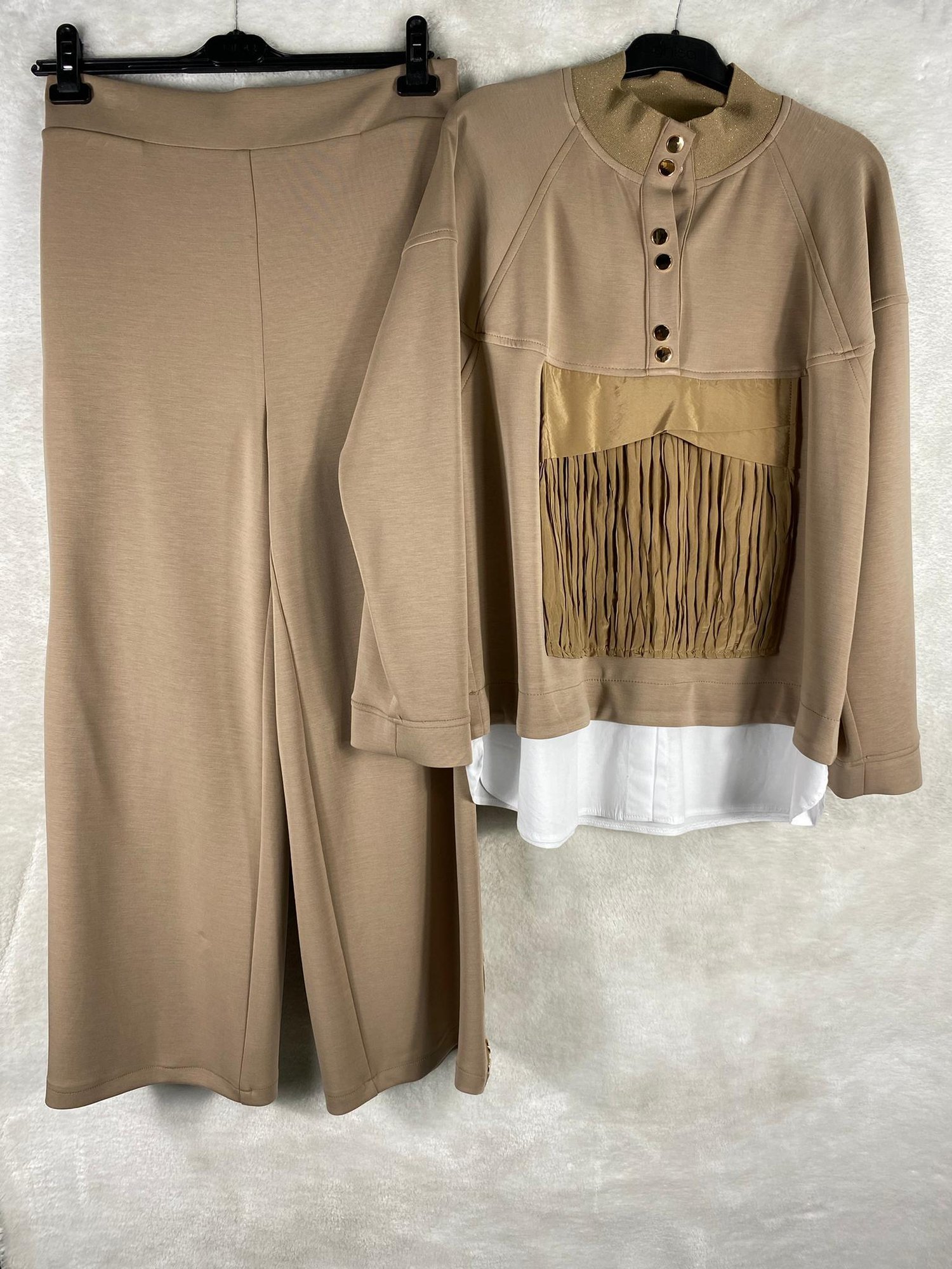 Ghisa Pantolonlu Takım 4596 - CAMEL