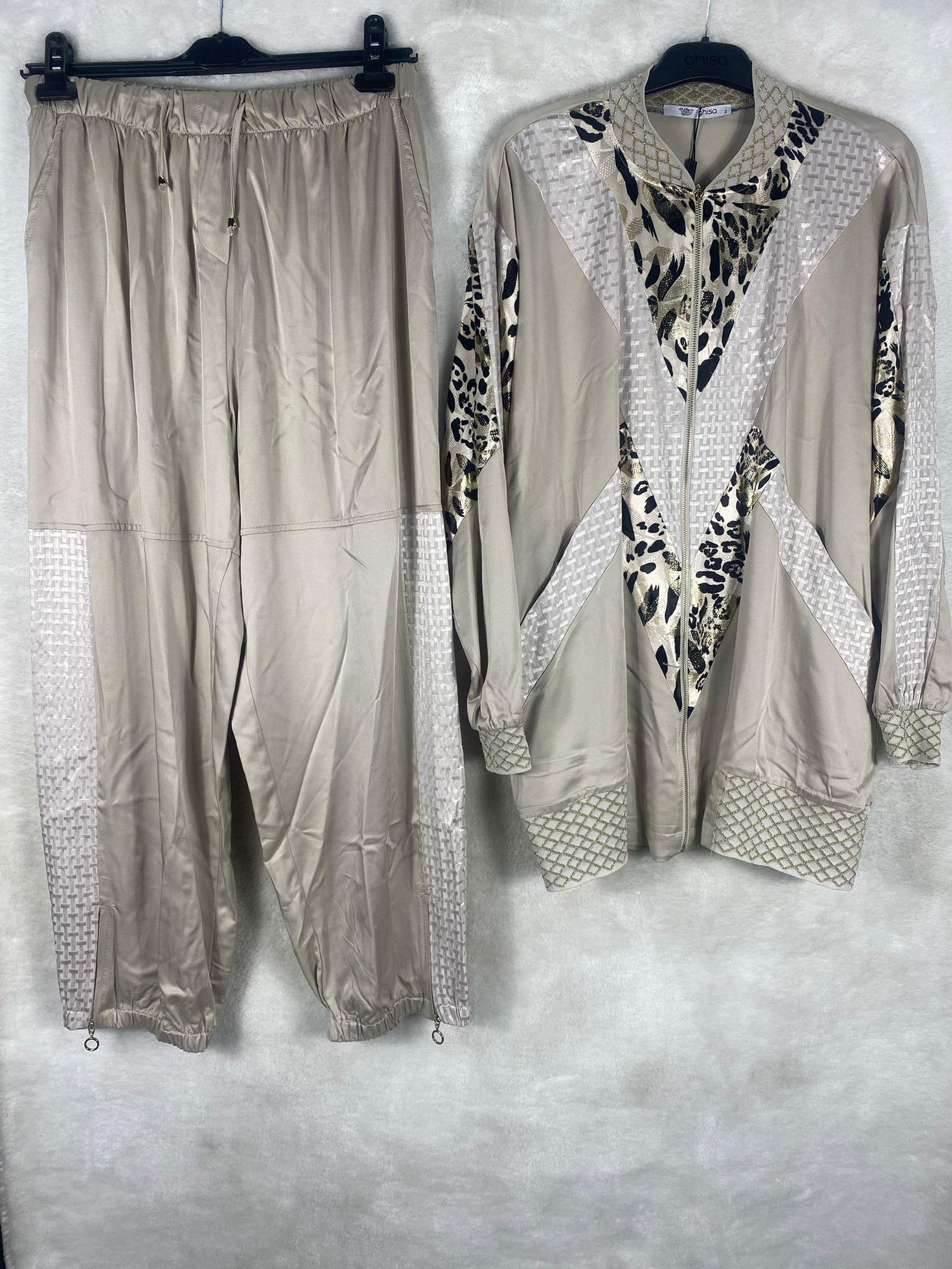 Ghisa Sfermuarlı Tunik Pantolon Takımı 4528 - TAŞ