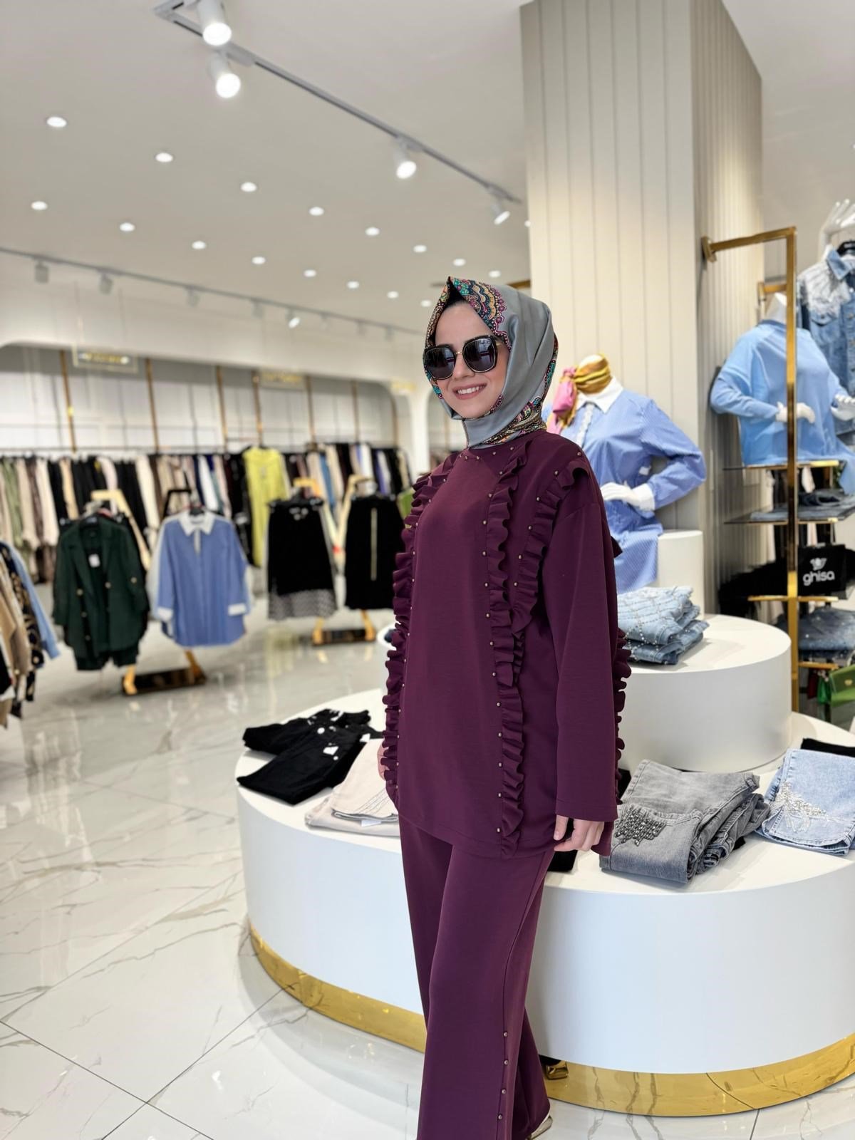 Ghisa Takım 4996-B - BORDO