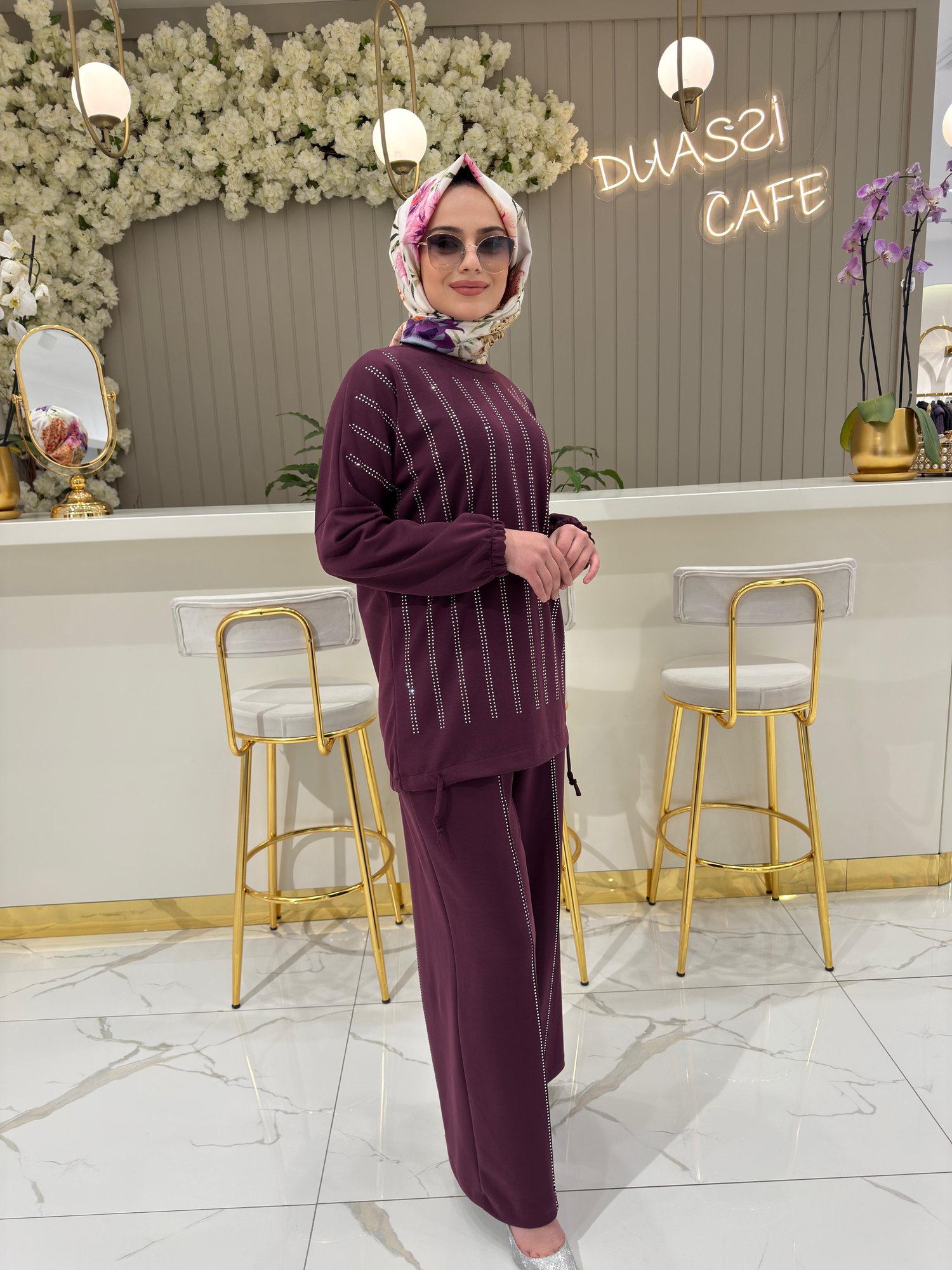 Ghisa Taş Detaylı Takım 4949 - MÜRDÜM