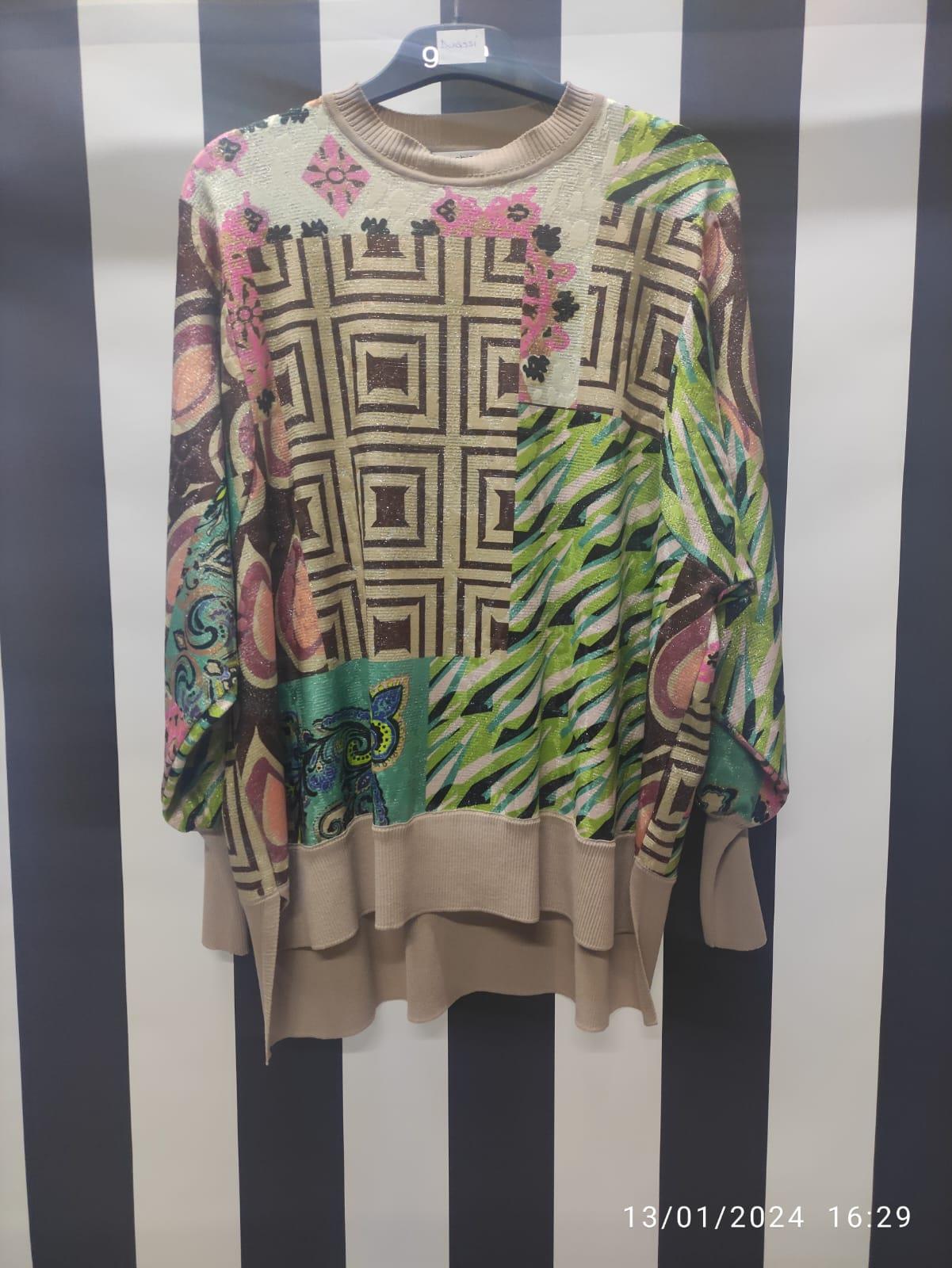 Ghisa Triko Detaylı Tunik 4351 - BEJ