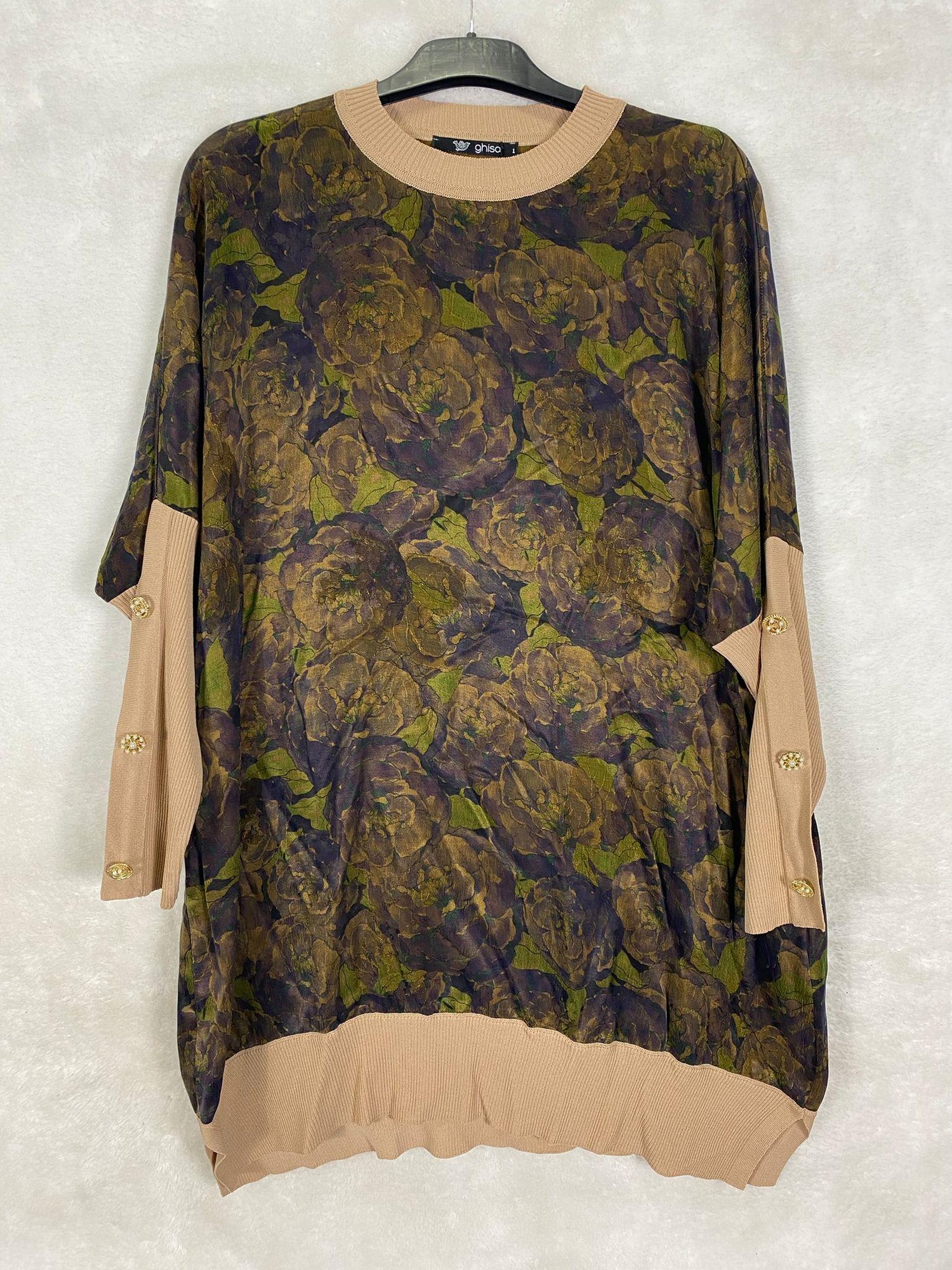 Ghisa Triko Detaylı Tunik 4583 - HAKİ