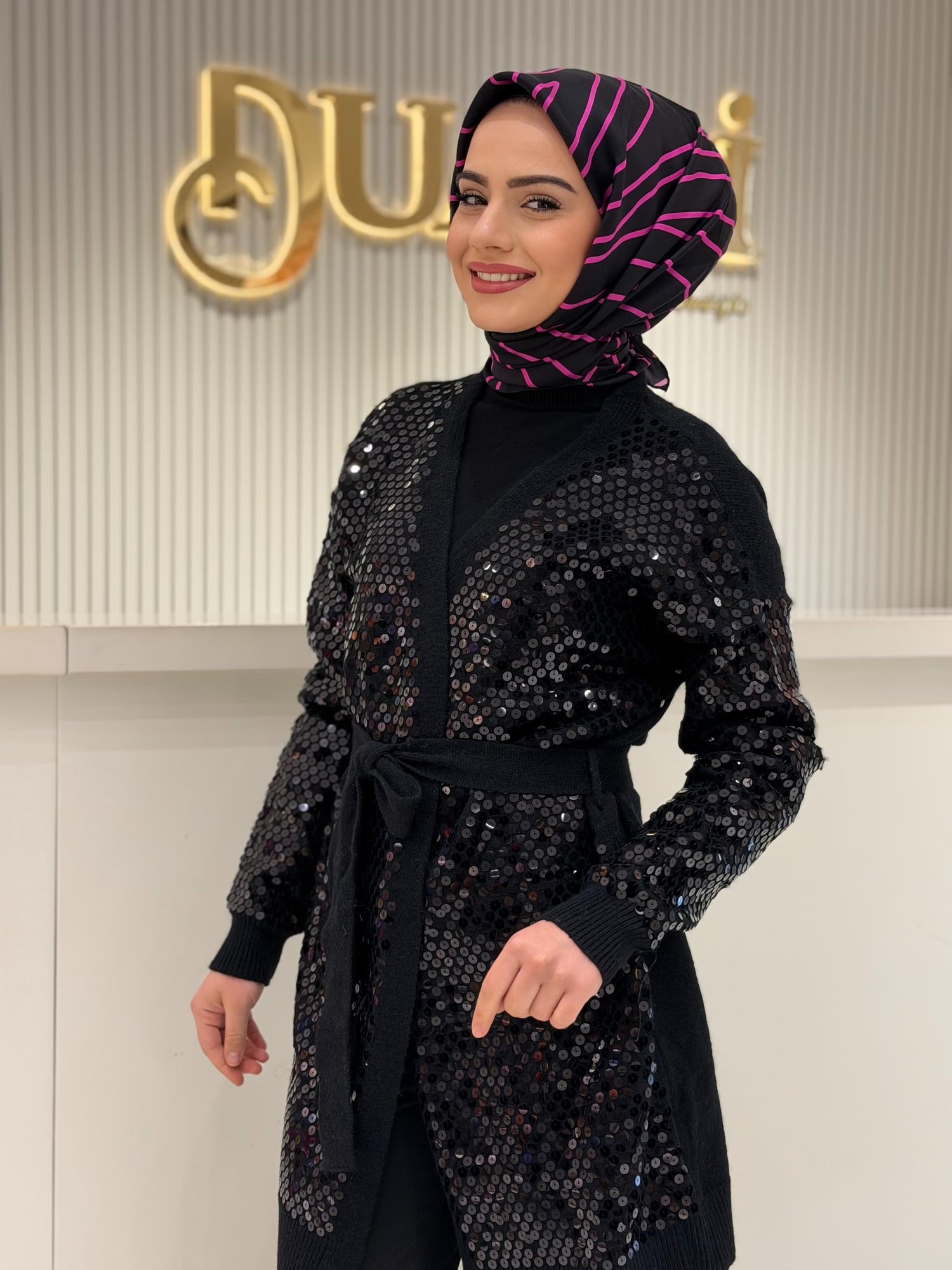 Ghisa Triko Hırka 1414 - SİYAH