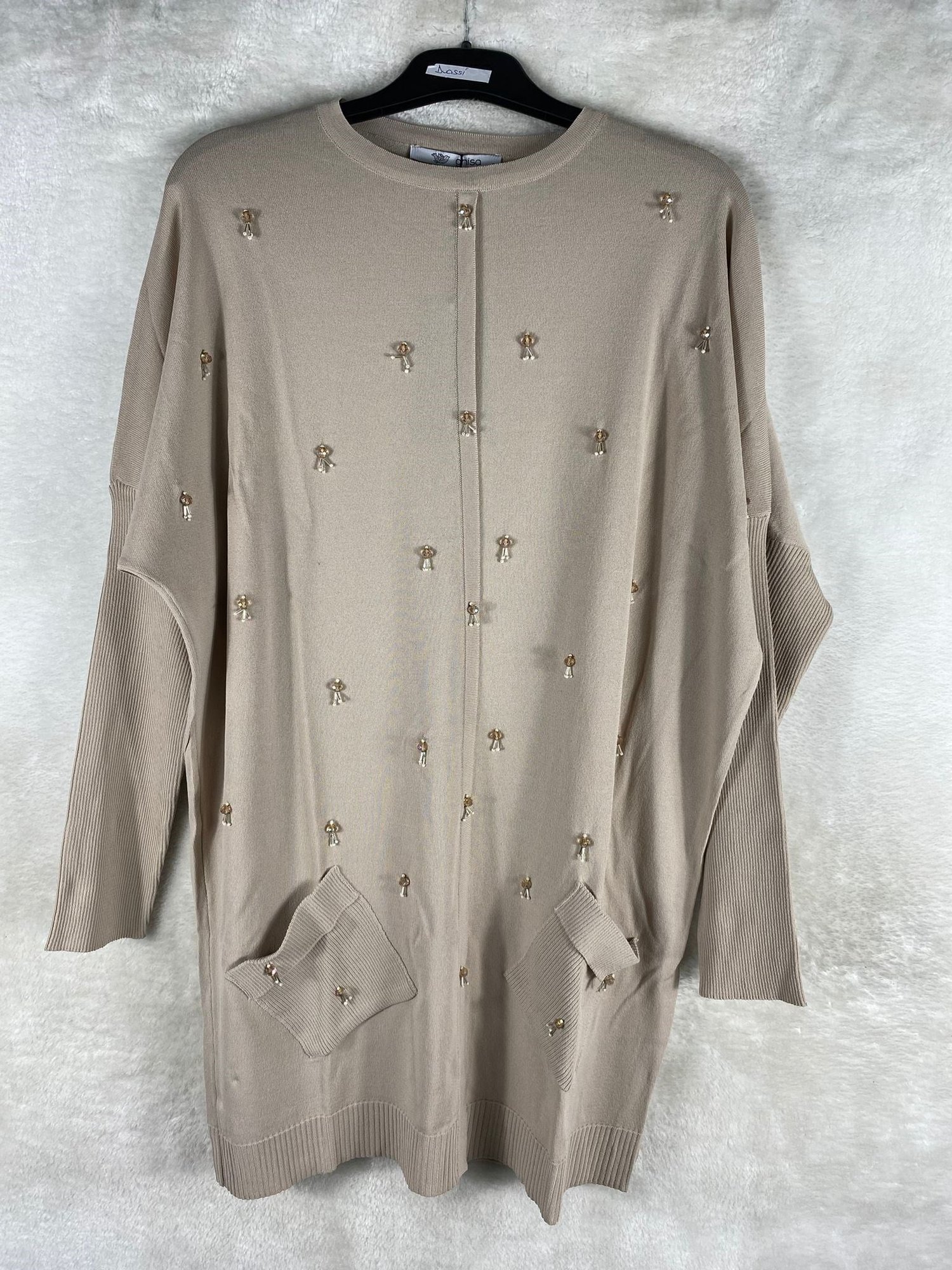 Ghisa Triko Süslemeli Tunik 4227 - TAŞ