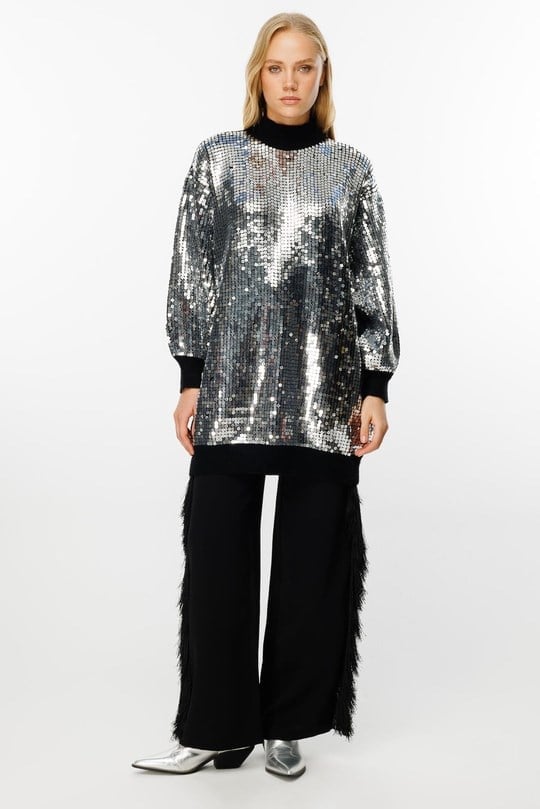 Ghisa Triko Tunik 2087 - SİYAH