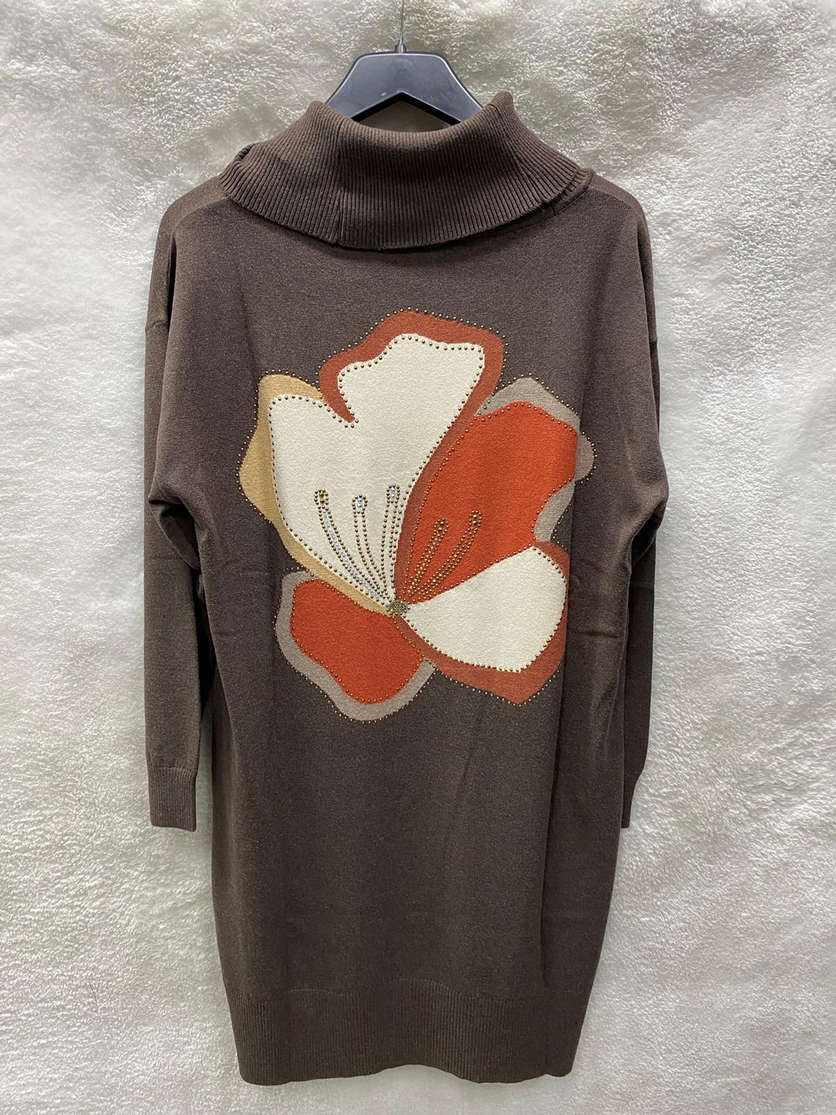 Ghisa Triko Tunik 4656 - KAHVE