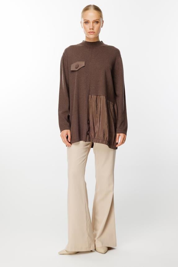 Ghisa Triko Tunik 4657 - KAHVE
