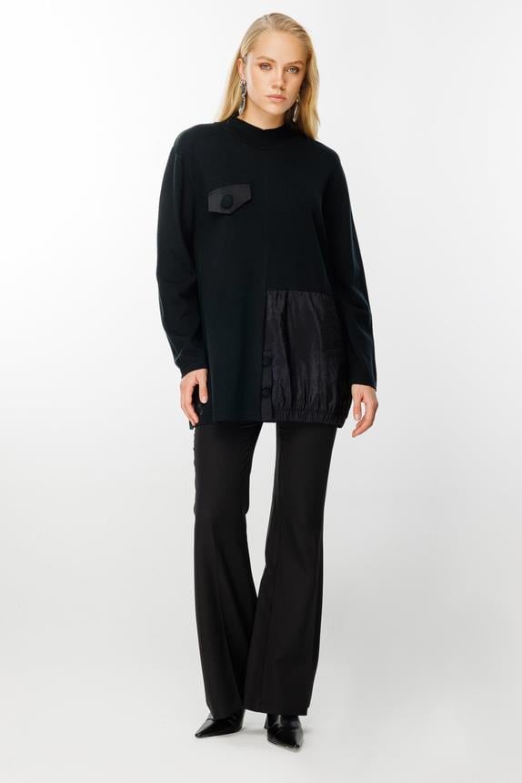 Ghisa Triko Tunik 4657 - SİYAH