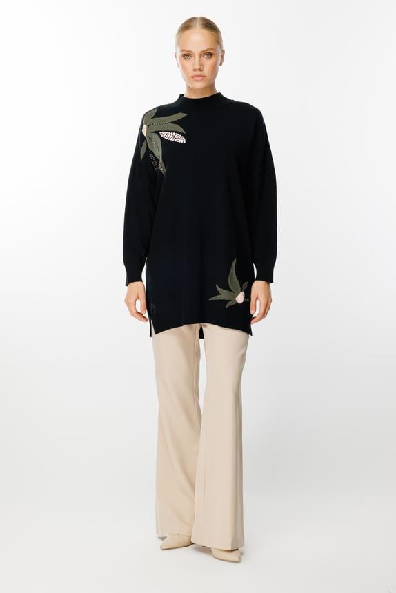 Ghisa Triko Tunik 4660 - SİYAH