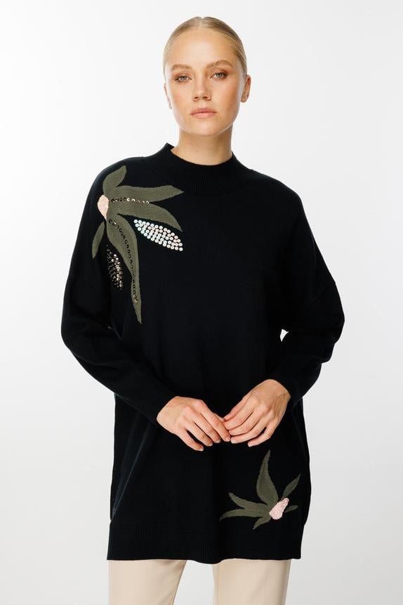 Ghisa Triko Tunik 4660 - SİYAH