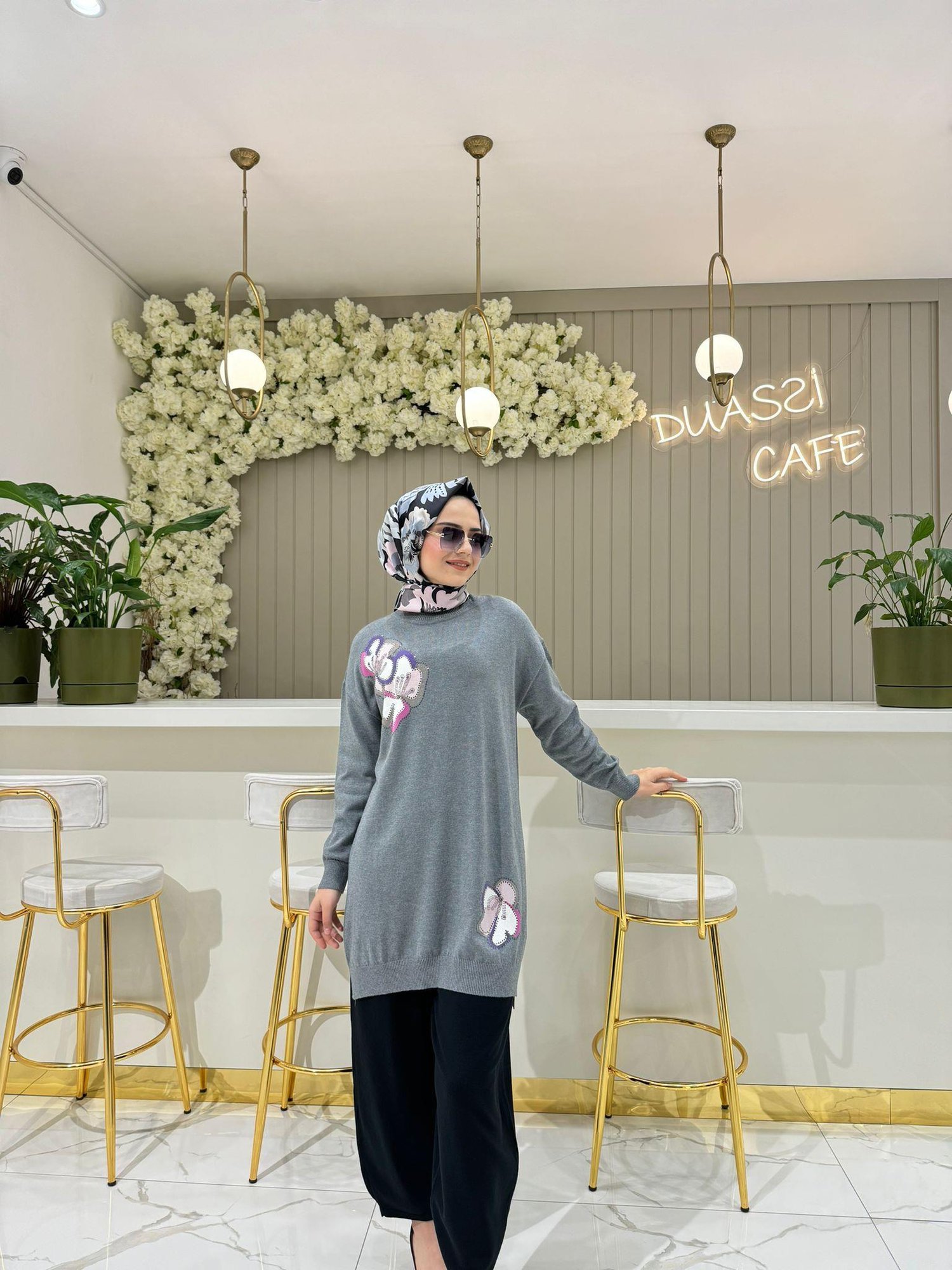 Ghisa Triko Tunik 4662 - GRİ