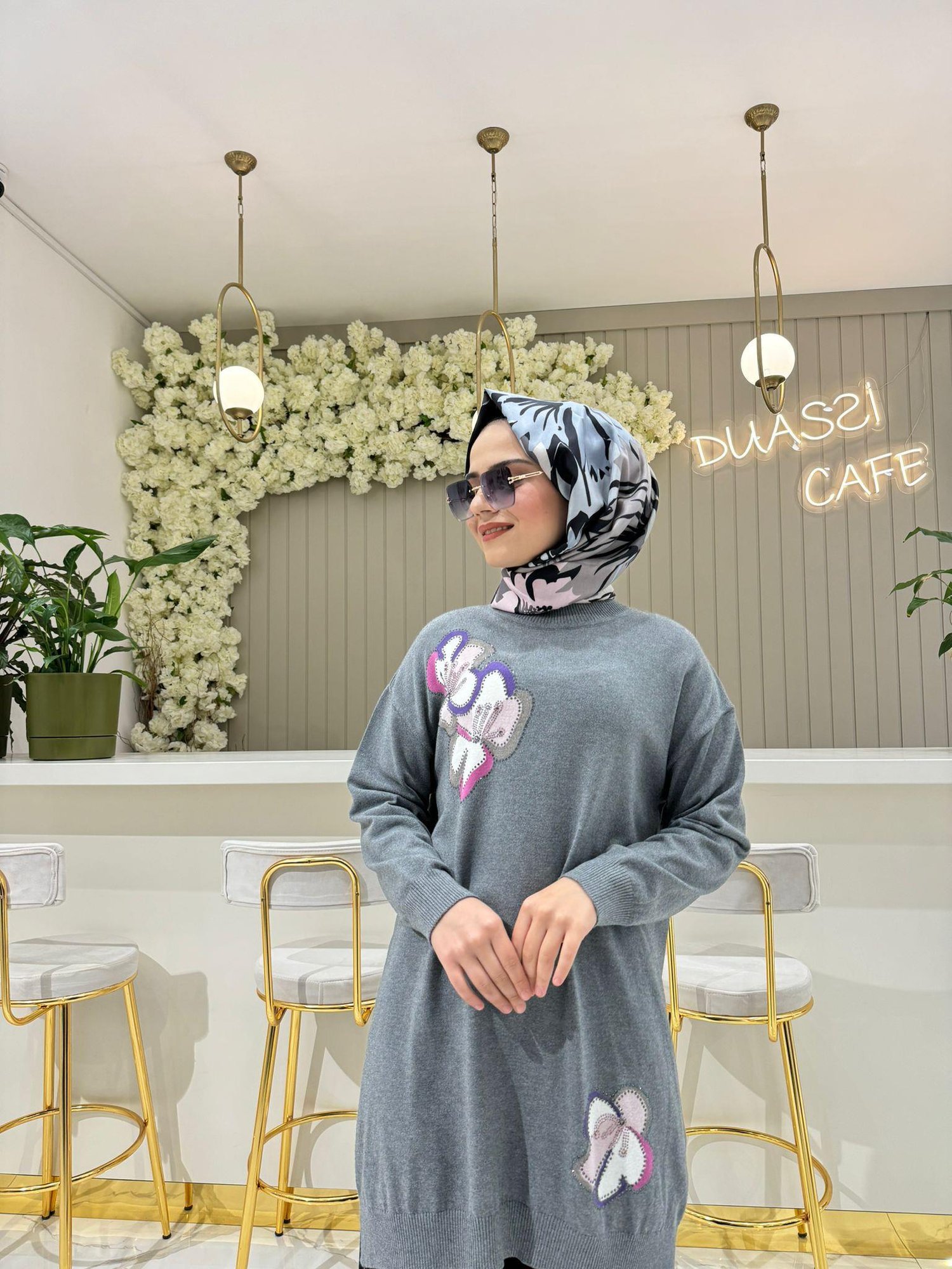 Ghisa Triko Tunik 4662 - GRİ