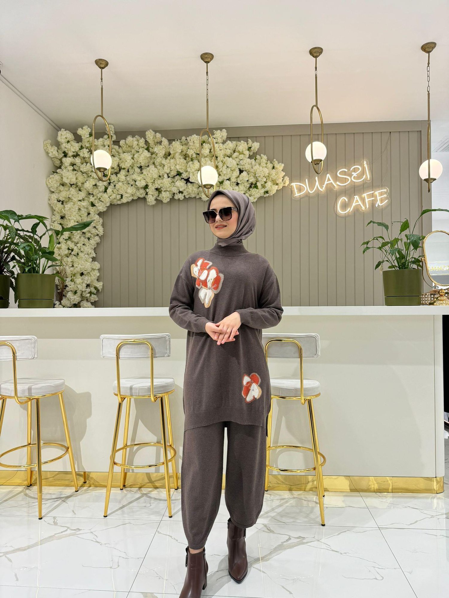 Ghisa Triko Tunik 4662 - KAHVE