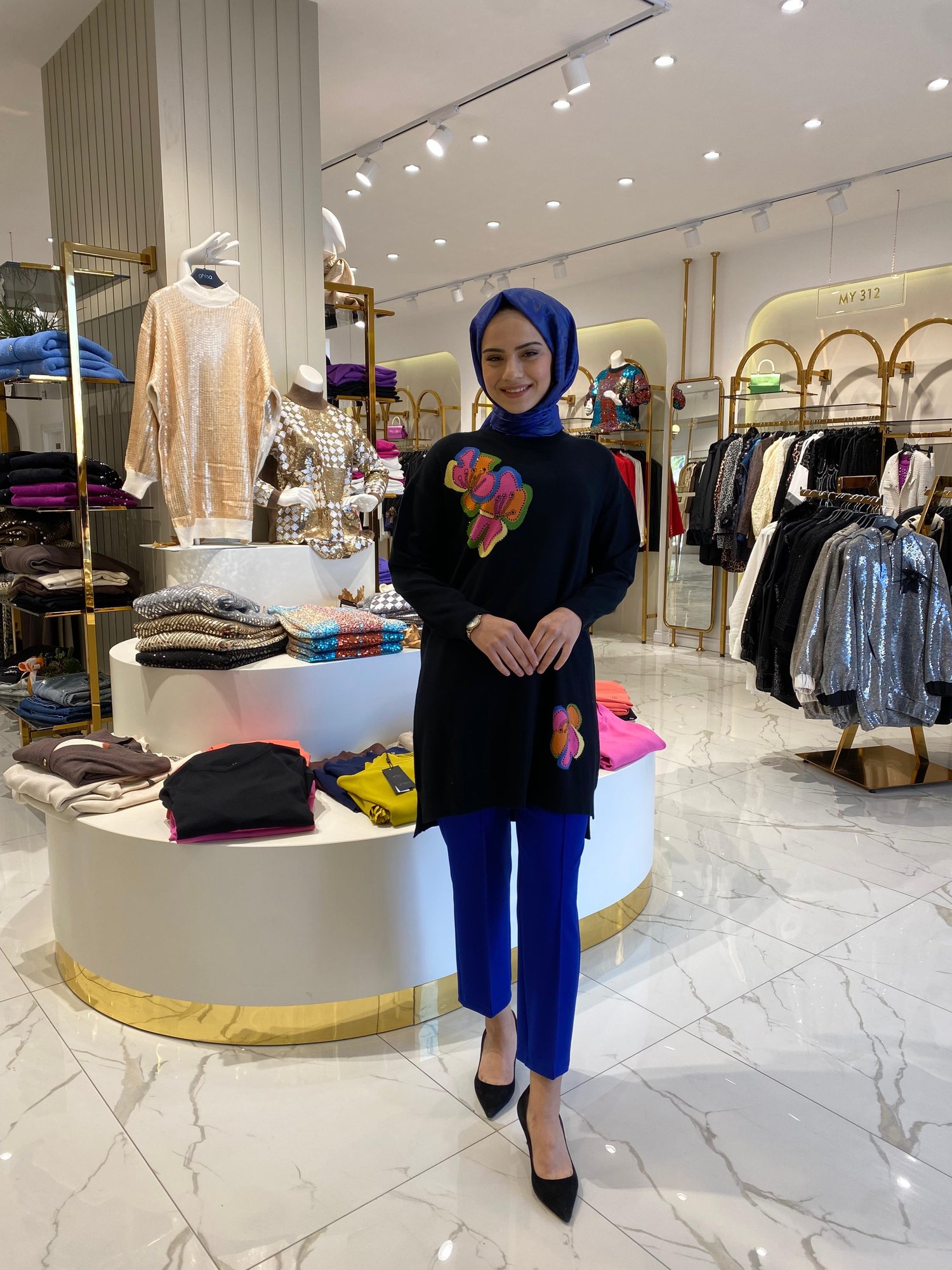 Ghisa Triko Tunik 4662 - SİYAH