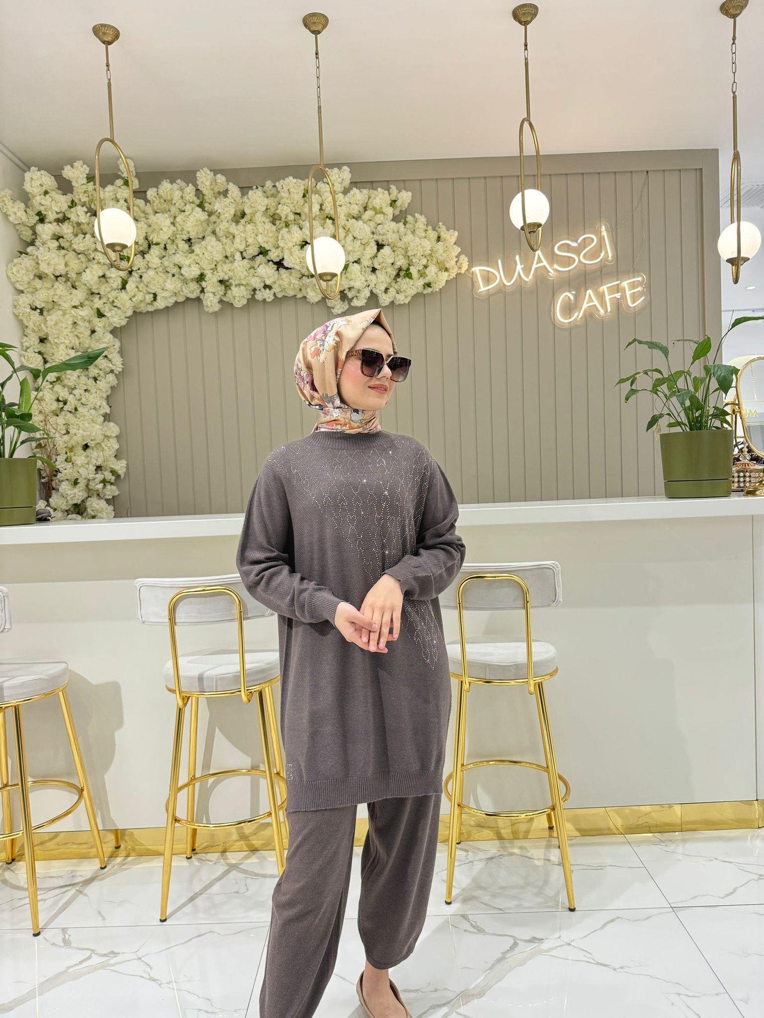 Ghisa Triko Tunik 4663 - KAHVE