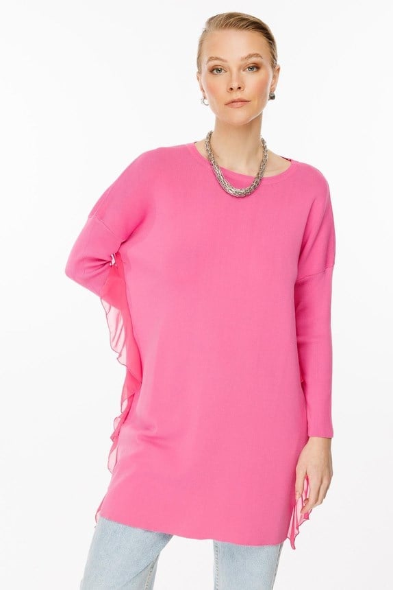 Ghisa Triko Tunik 4689 - PEMBE