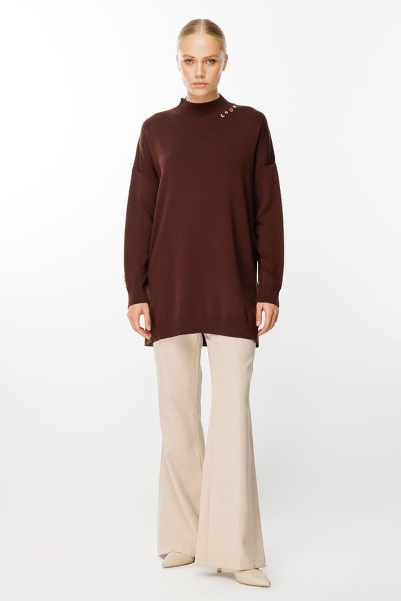Ghisa Triko Tunik 4705 - KAHVE