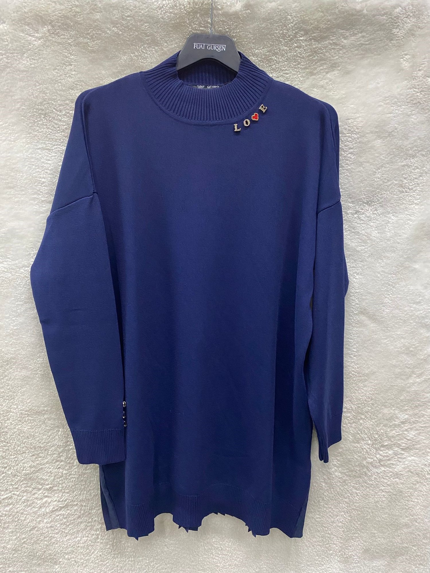 Ghisa Triko Tunik 4705 - LACİVERT