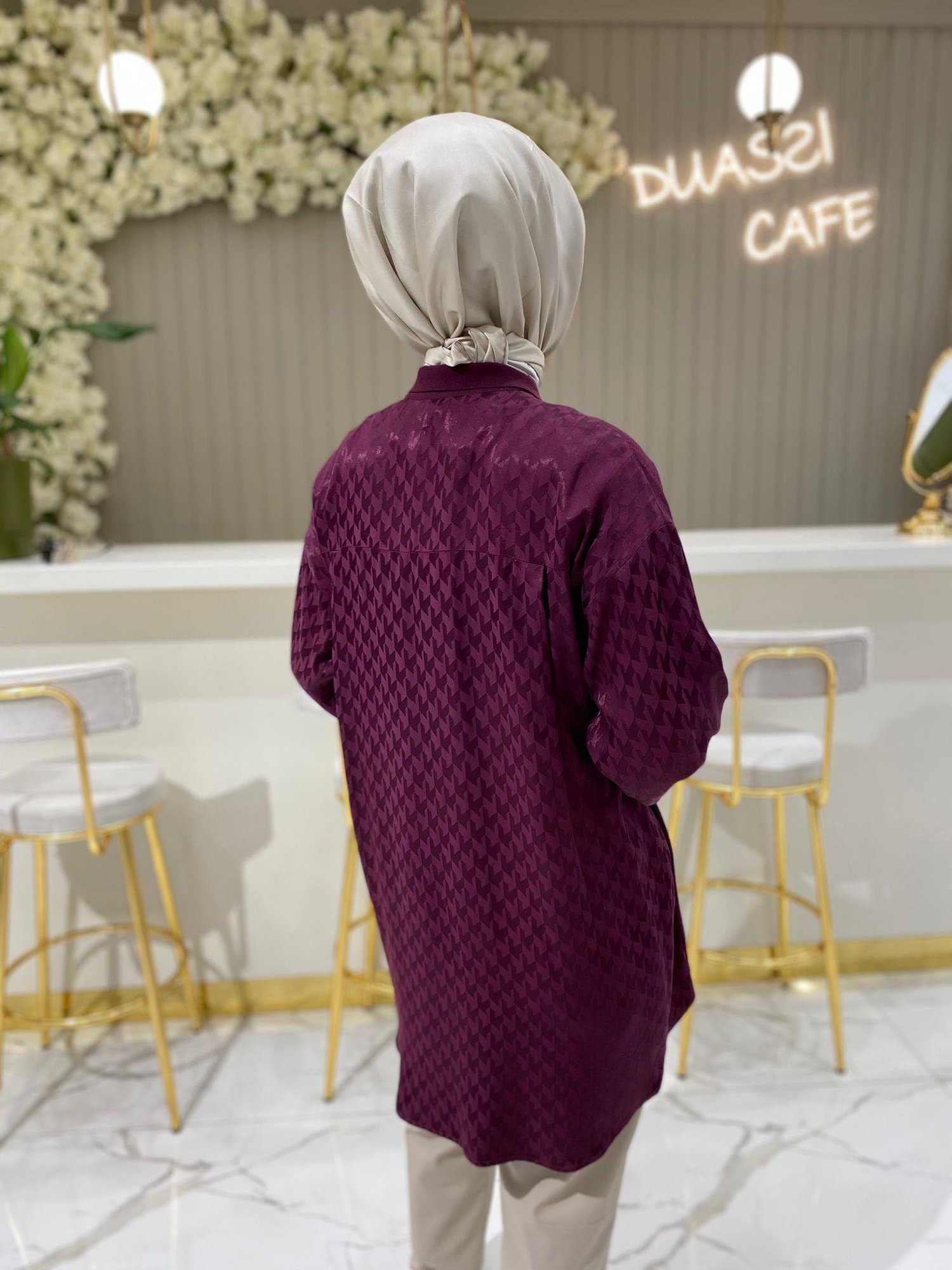 Ghisa Triko Tunik 4800 - BORDO