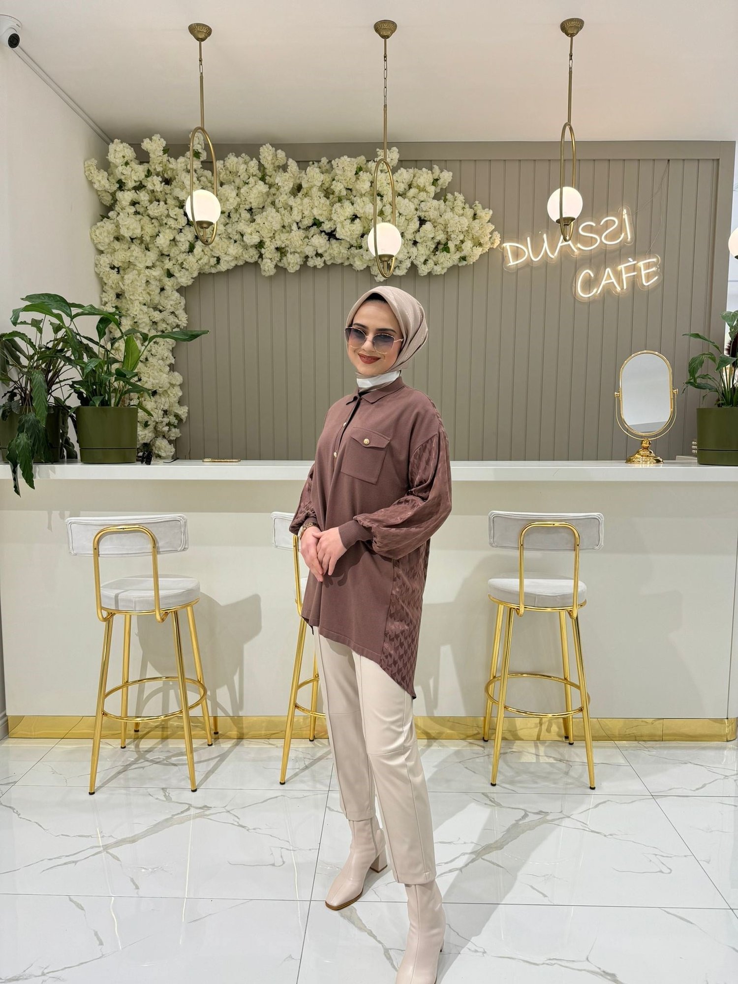 Ghisa Triko Tunik 4800 - KAHVE