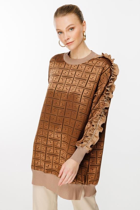 Ghisa Triko Tunik 4826 - KAHVE