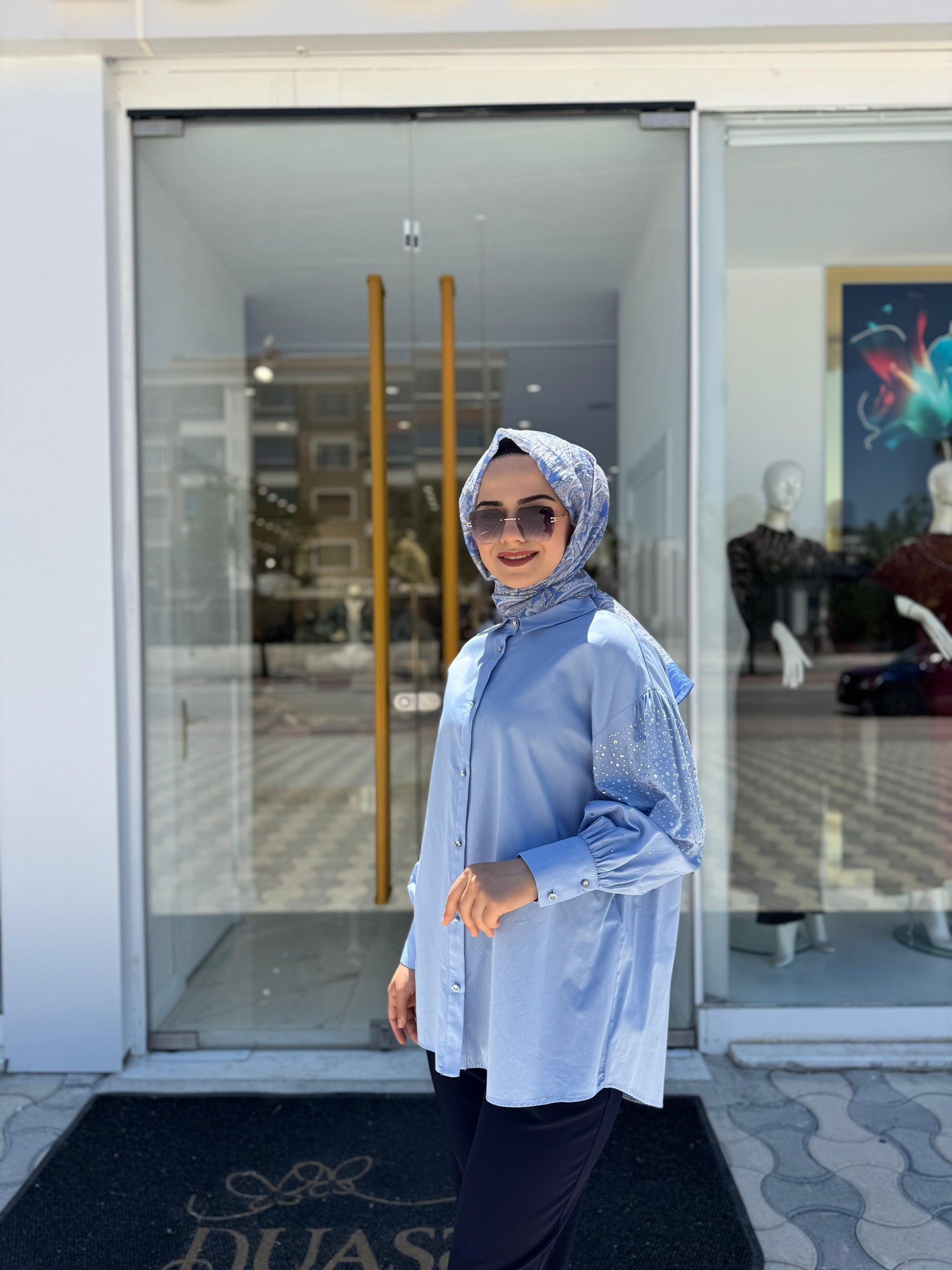 Ghisa Tunik 25YGSTNK4865 - MAVİ