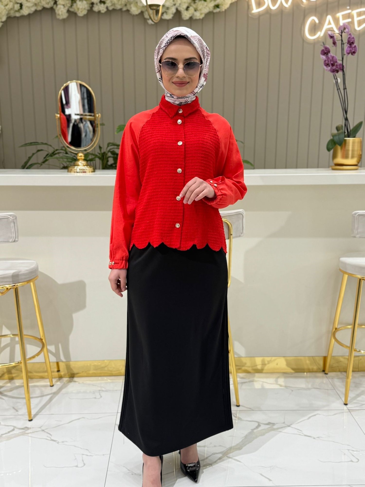 Ghisa Tunik 3036 - Kırmızı