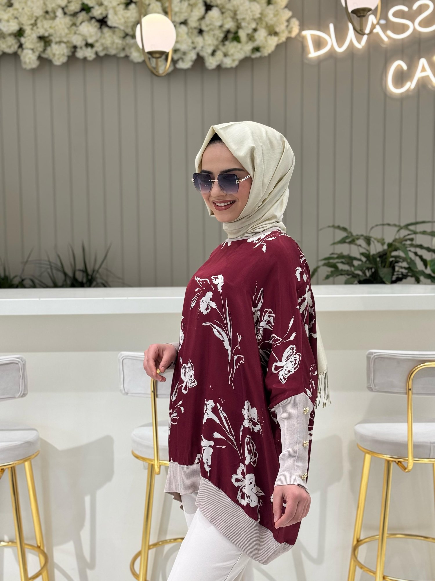Ghisa Tunik 4016-K - BORDO