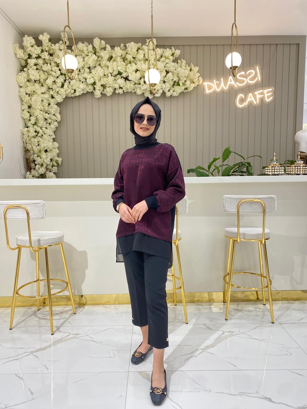 Ghisa Tunik 4825 - BORDO