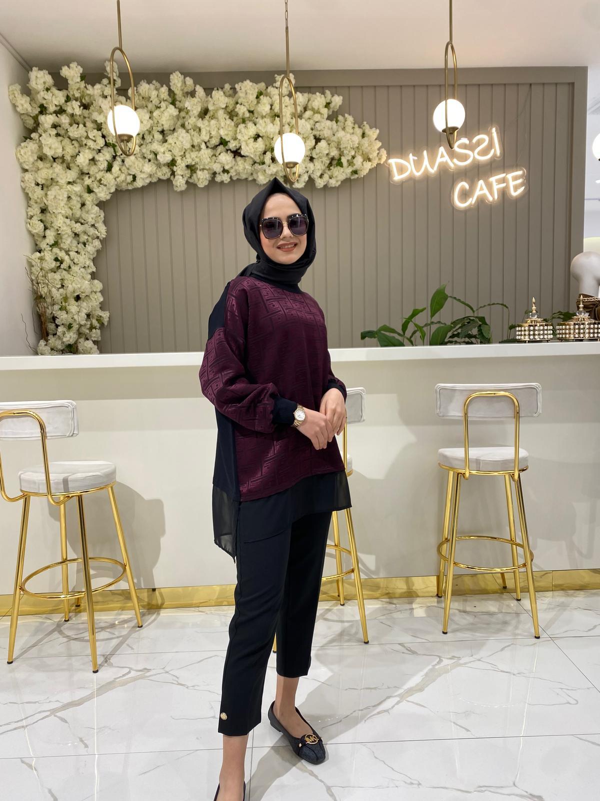 Ghisa Tunik 4825 - BORDO