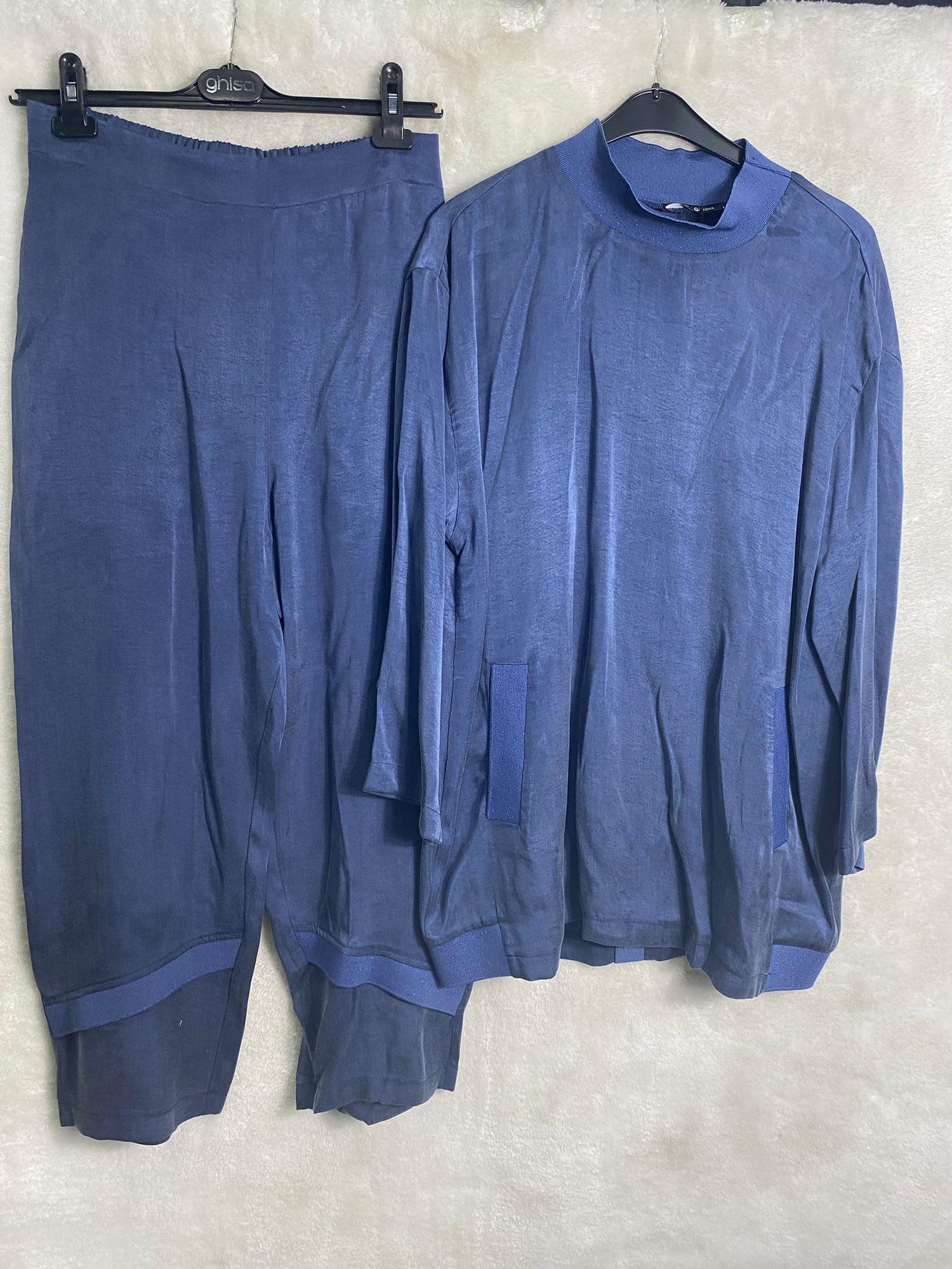 Ghisa Tunik Pantolon Takımı 4445 - İNDİGO