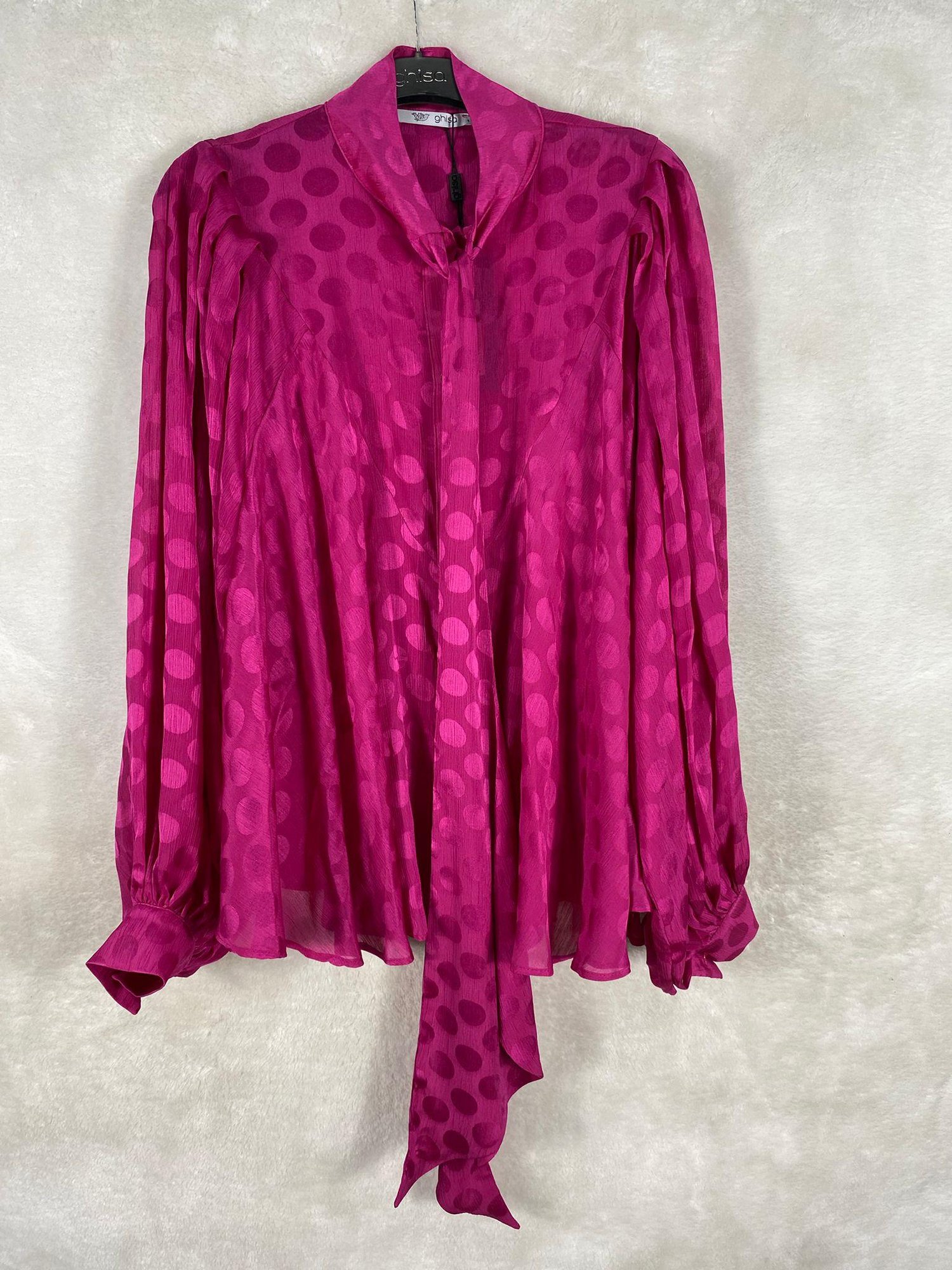 Ghisa Yakası Bağlamalı Tunik 4592 - PEMBE