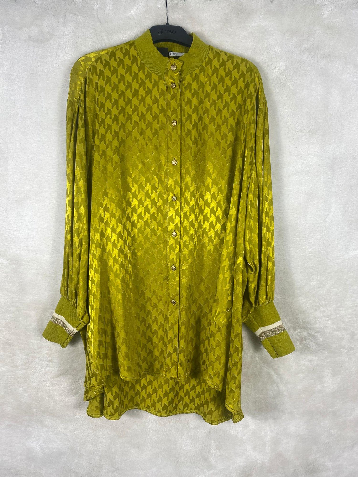 Ghisa Yakası Ribanalı Tunik 4511 - Sarı