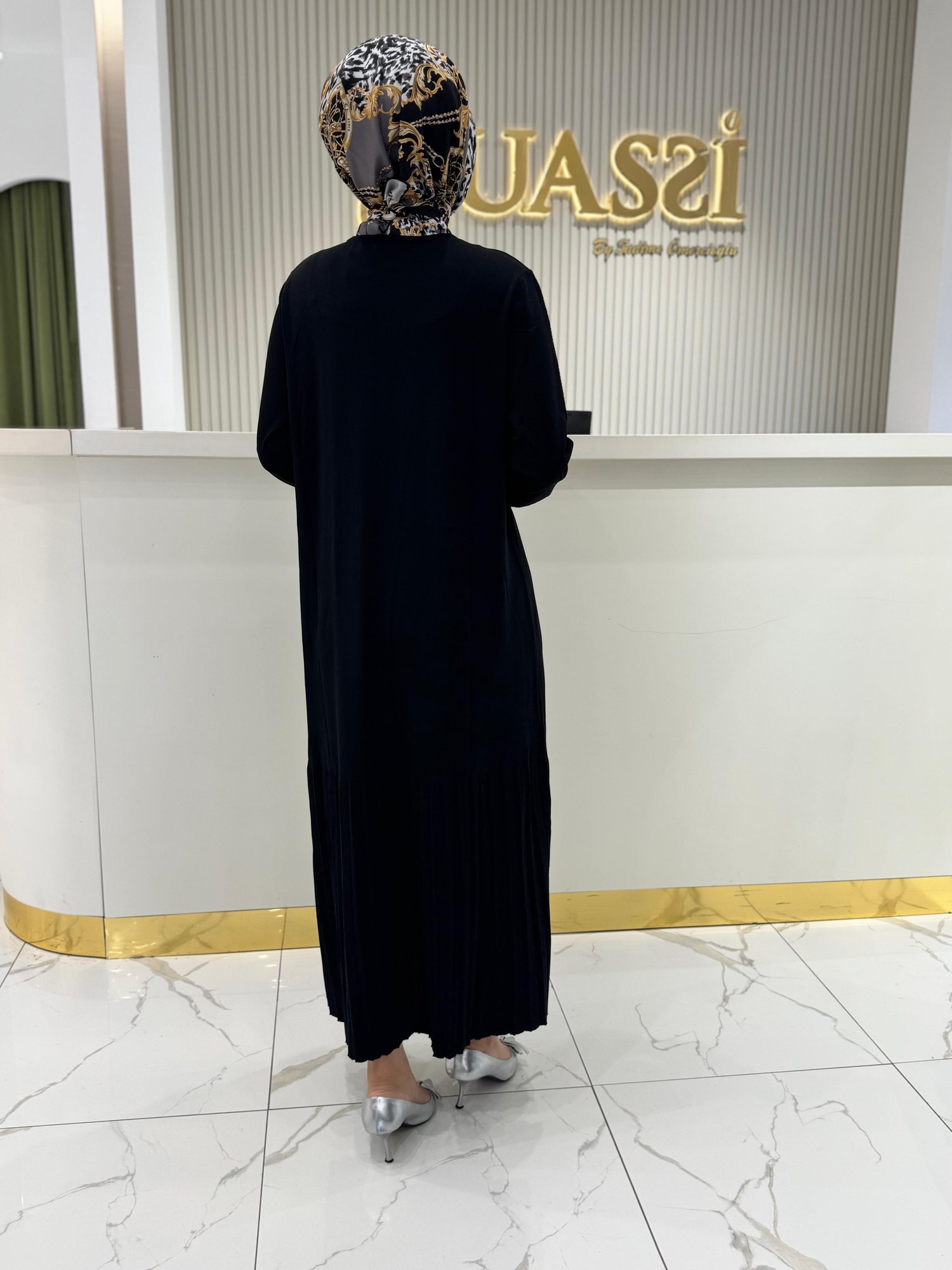 İnvee 7098 Elbise  - SİYAH