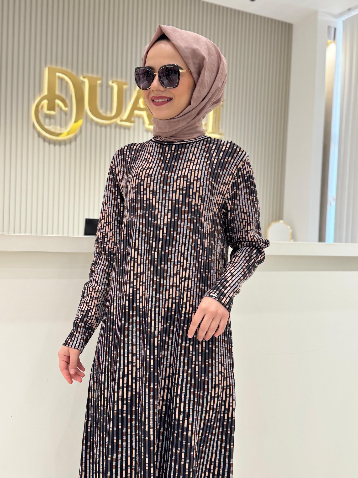 İnvee 7118 Elbise  - SİYAH
