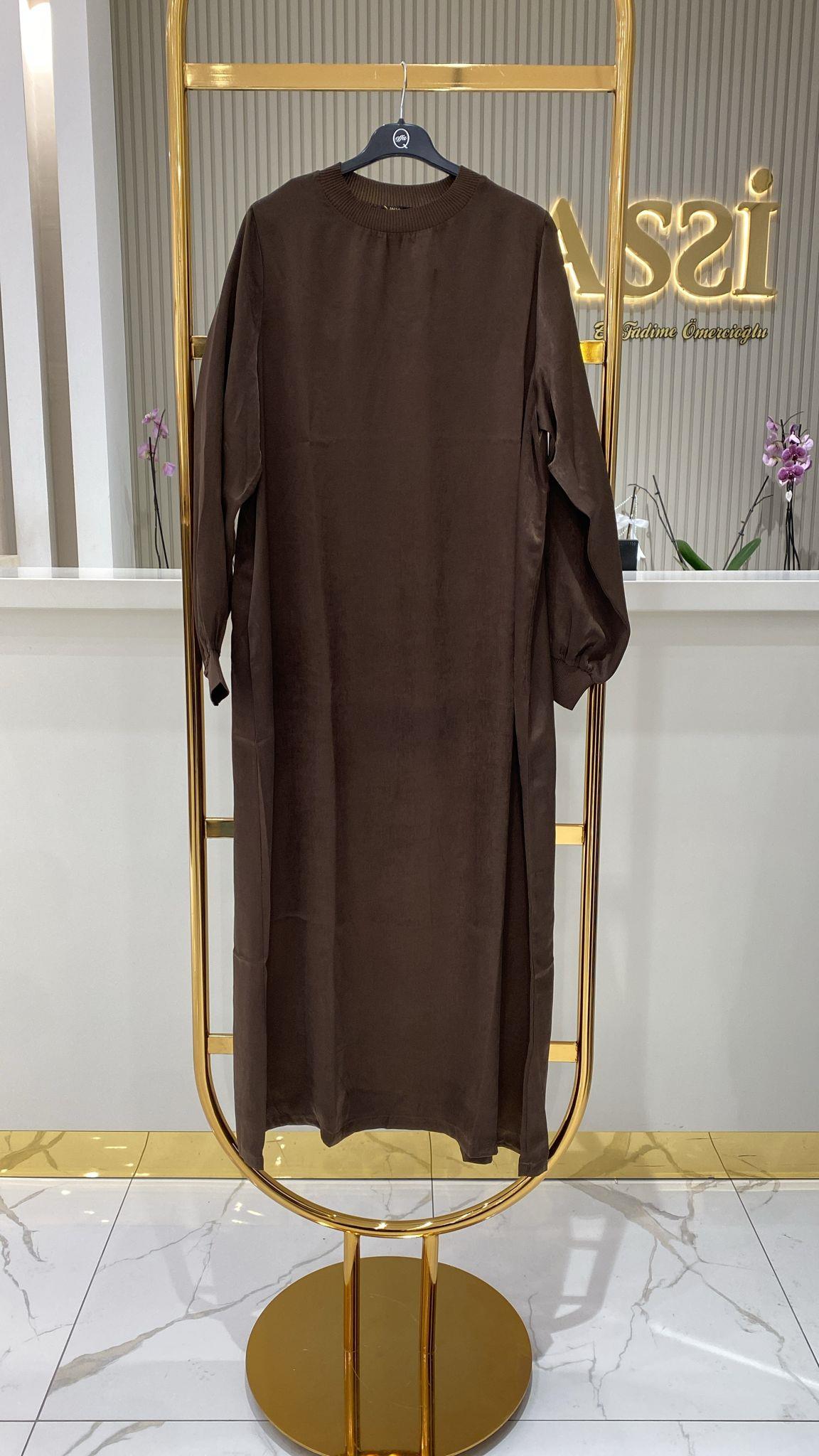 İnvee Elbise 7005-K - KAHVE