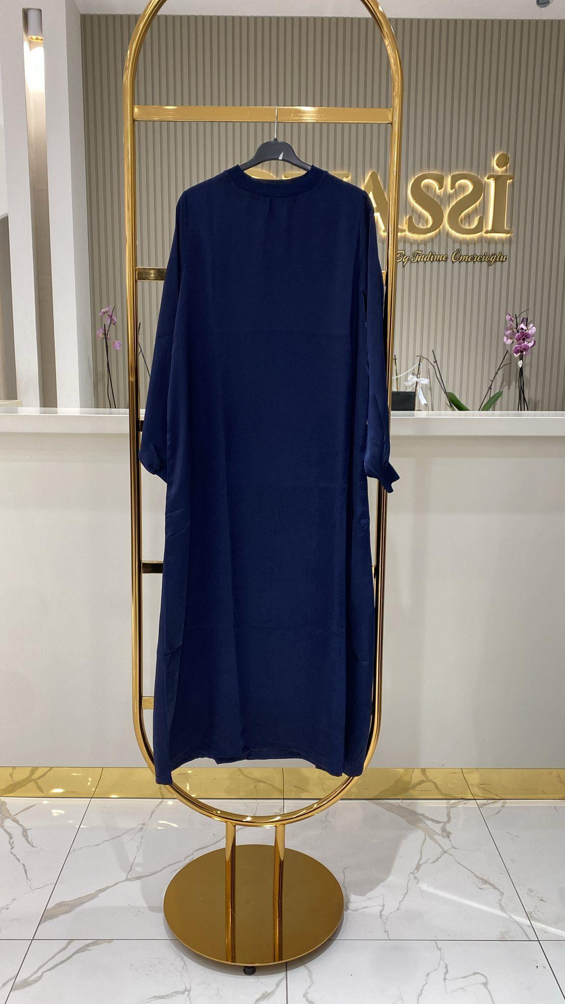 İnvee Elbise 7005-L - LACİVERT