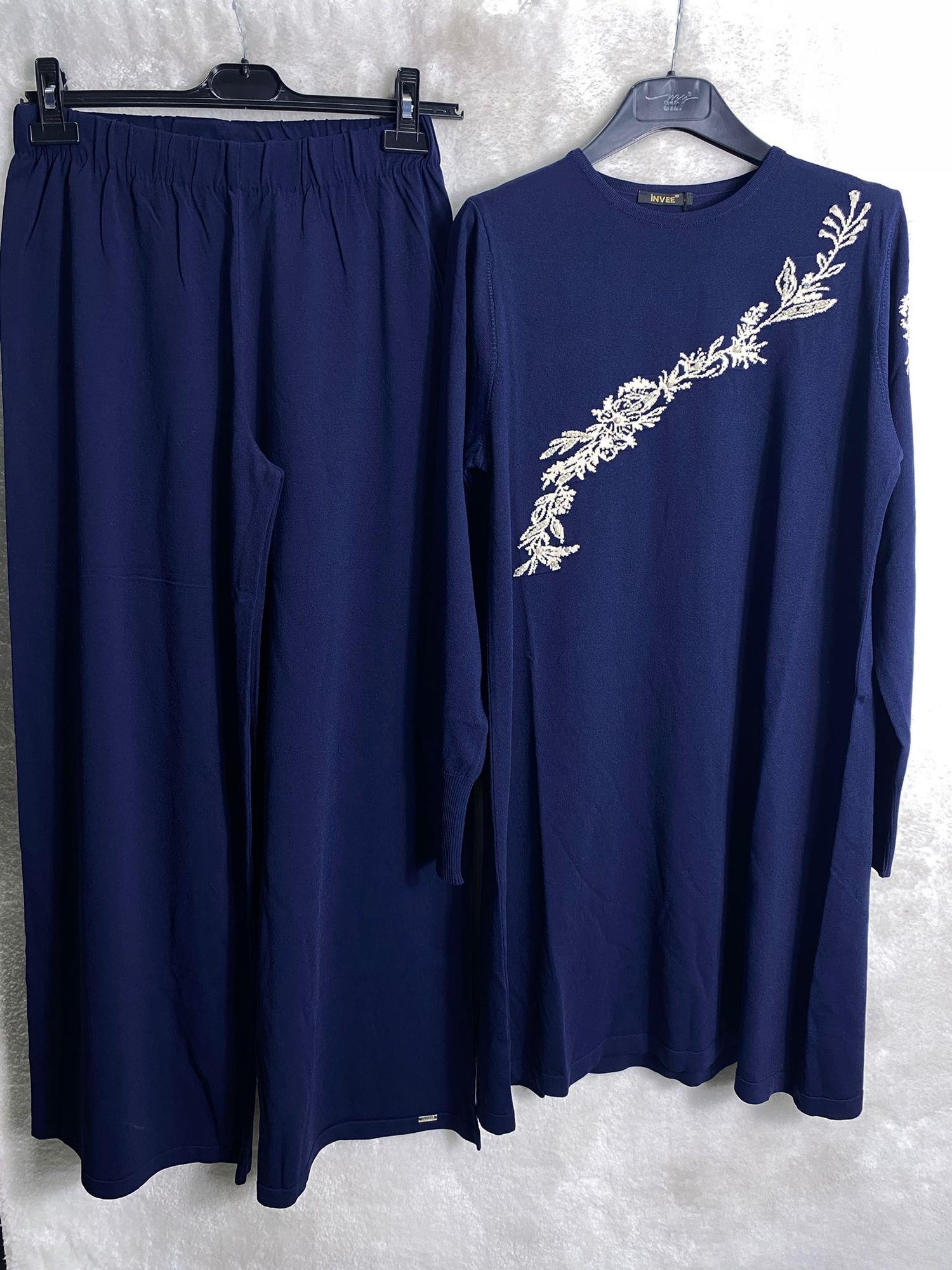İnvee Tunik Pantolon Takımı 6849 - LACİVERT