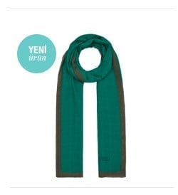 İpekevi Monogram Şal 04356 - Renksiz