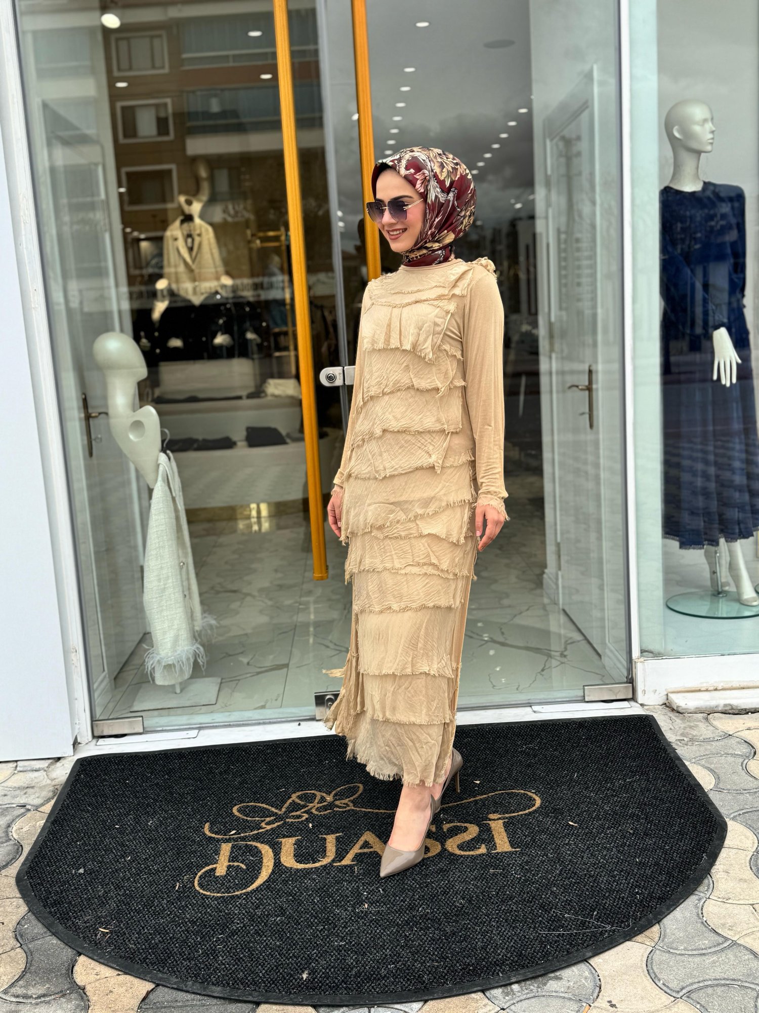 Jade Etekli Takım 3010-B - BEJ