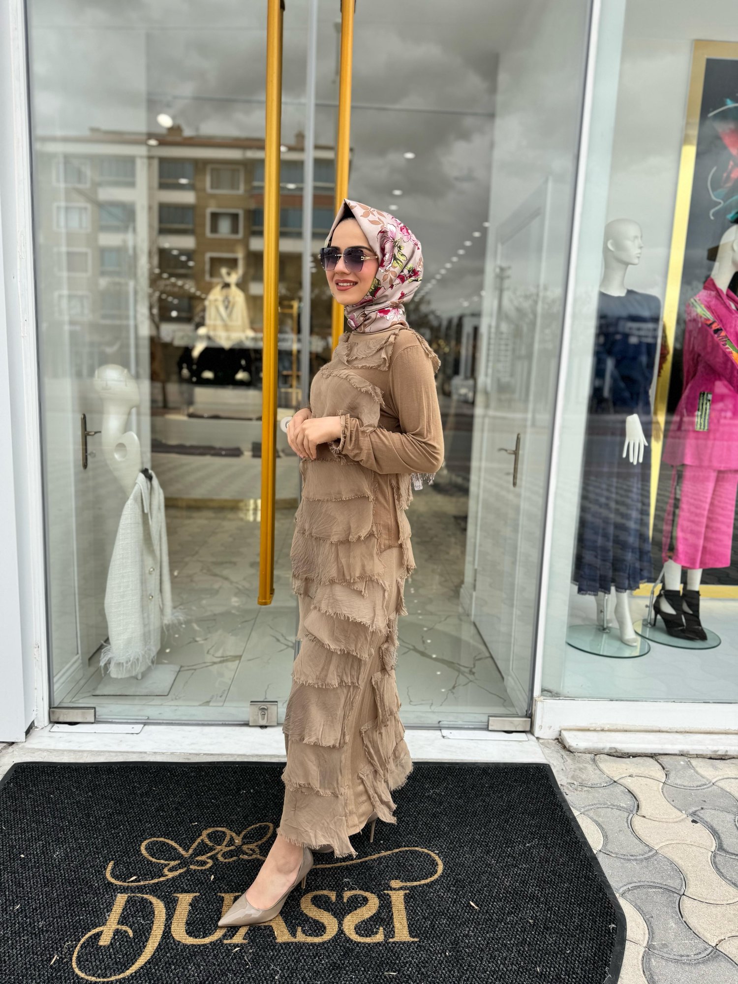 Jade Etekli Takım 3010-C - CAMEL