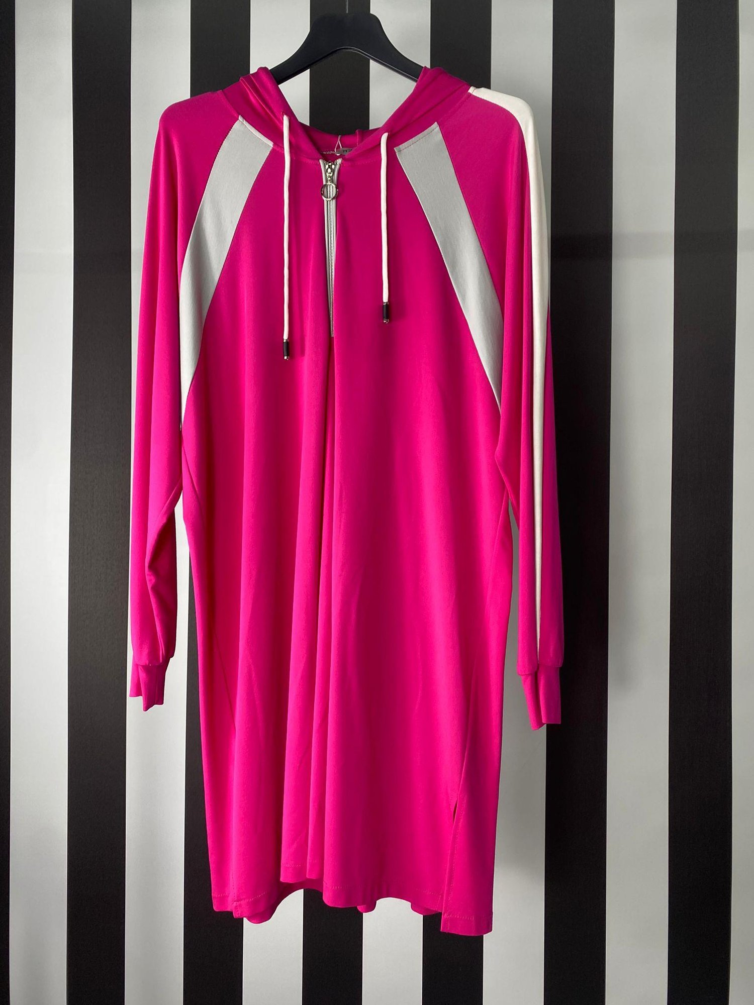 Kapşonlu Tunik 8320 - fuşya